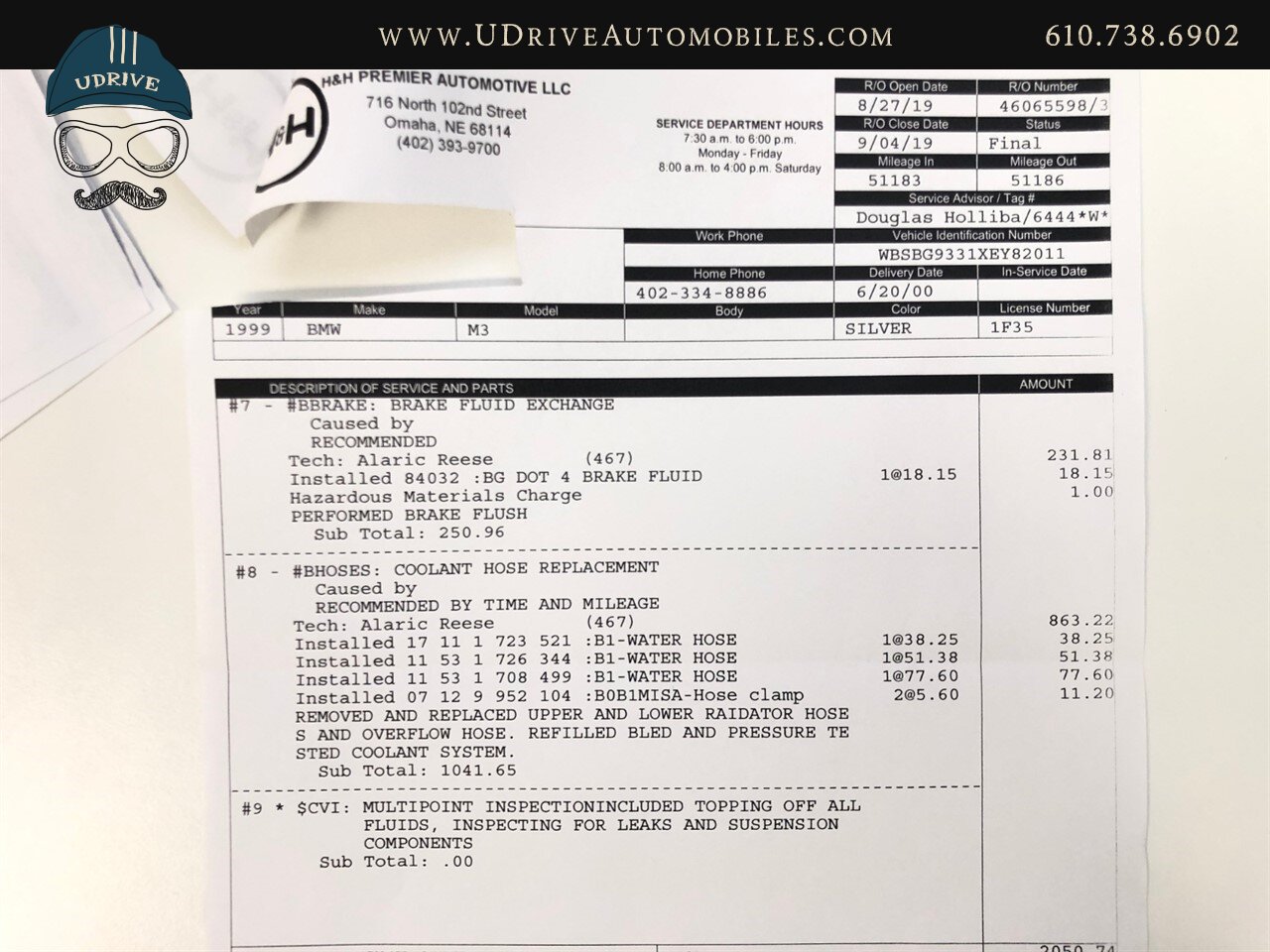 1999 BMW M3 E36 Vader Seats Documented Service History  Same Owner Since 2000 - Photo 59 - West Chester, PA 19382