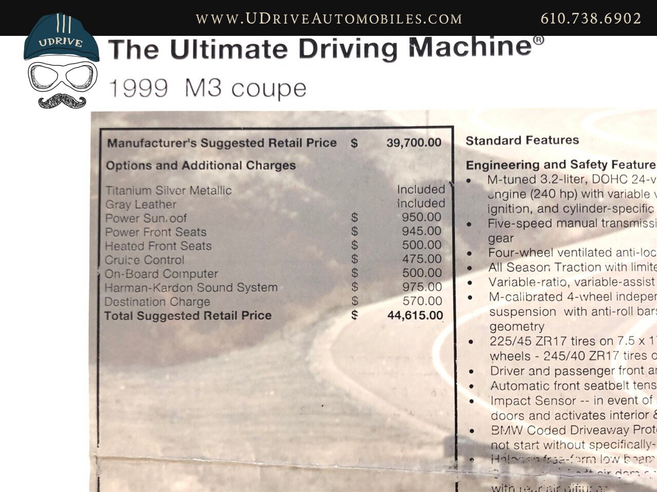 1999 BMW M3 E36 Vader Seats Documented Service History  Same Owner Since 2000 - Photo 69 - West Chester, PA 19382