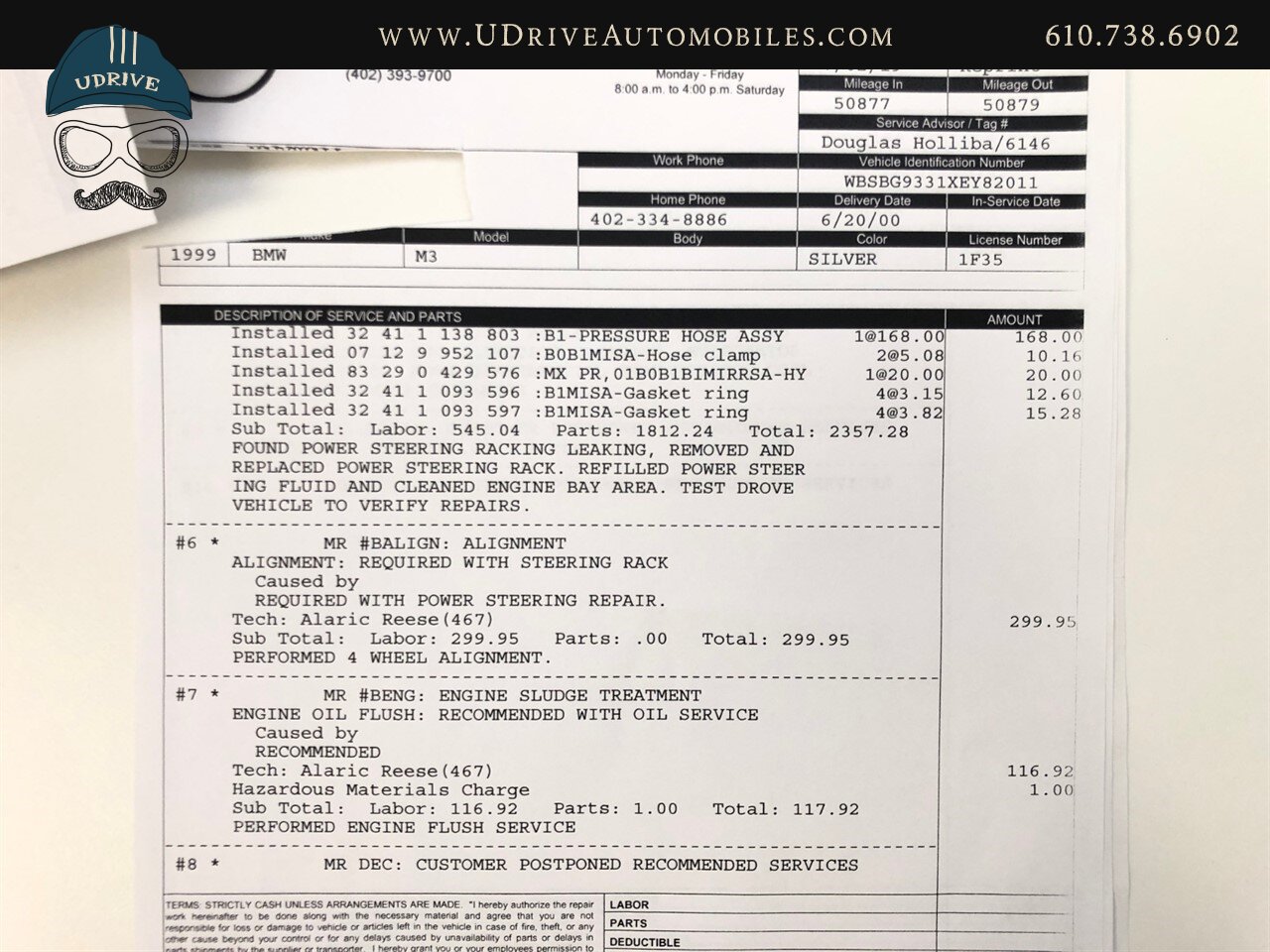 1999 BMW M3 E36 Vader Seats Documented Service History  Same Owner Since 2000 - Photo 63 - West Chester, PA 19382