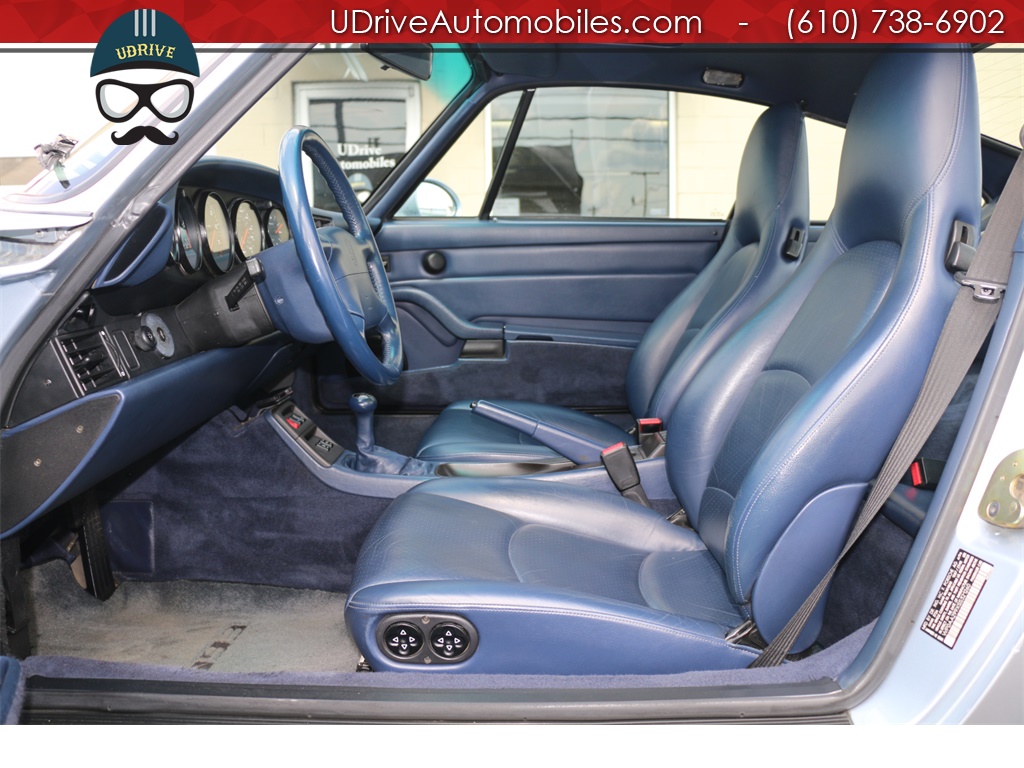 1995 Porsche 911 993 Carrera 6 Speed Manual Midnight Blue Leather   - Photo 19 - West Chester, PA 19382