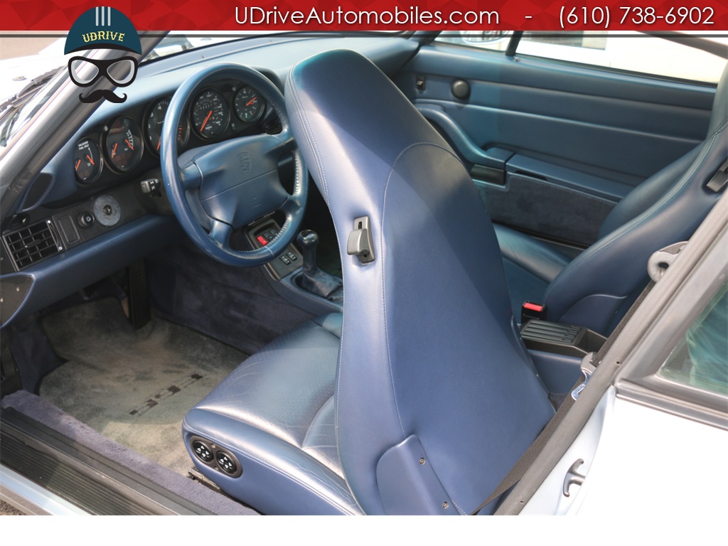 1995 Porsche 911 993 Carrera 6 Speed Manual Midnight Blue Leather   - Photo 26 - West Chester, PA 19382