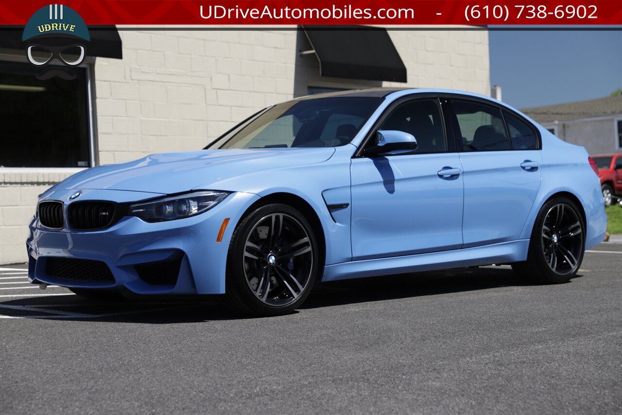 2018 BMW M3 6 Speed Manual Competition Pkg 6k Miles 444hp  Yas Marina Blue - Photo 9 - West Chester, PA 19382