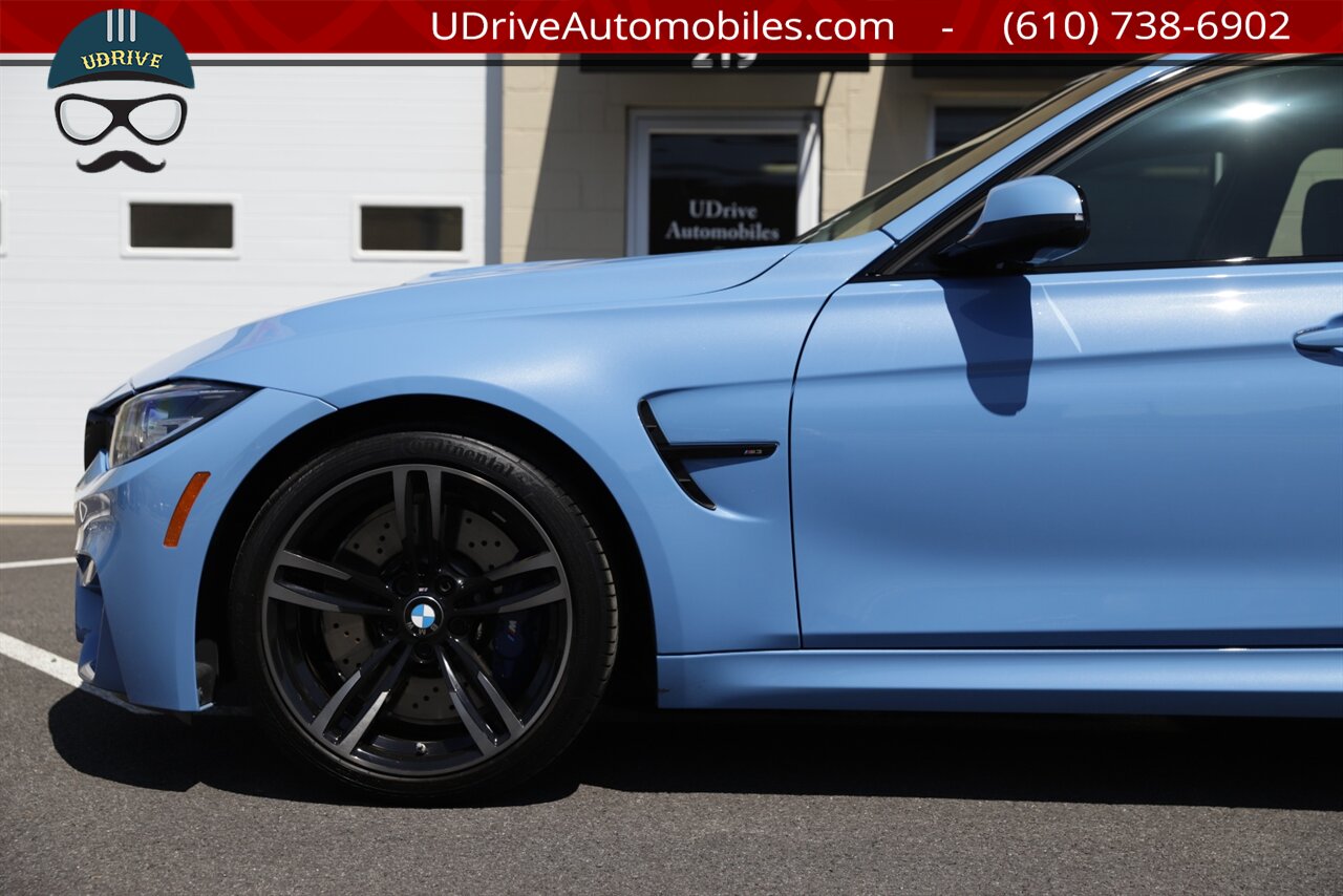2018 BMW M3 6 Speed Manual Competition Pkg 6k Miles 444hp  Yas Marina Blue - Photo 8 - West Chester, PA 19382