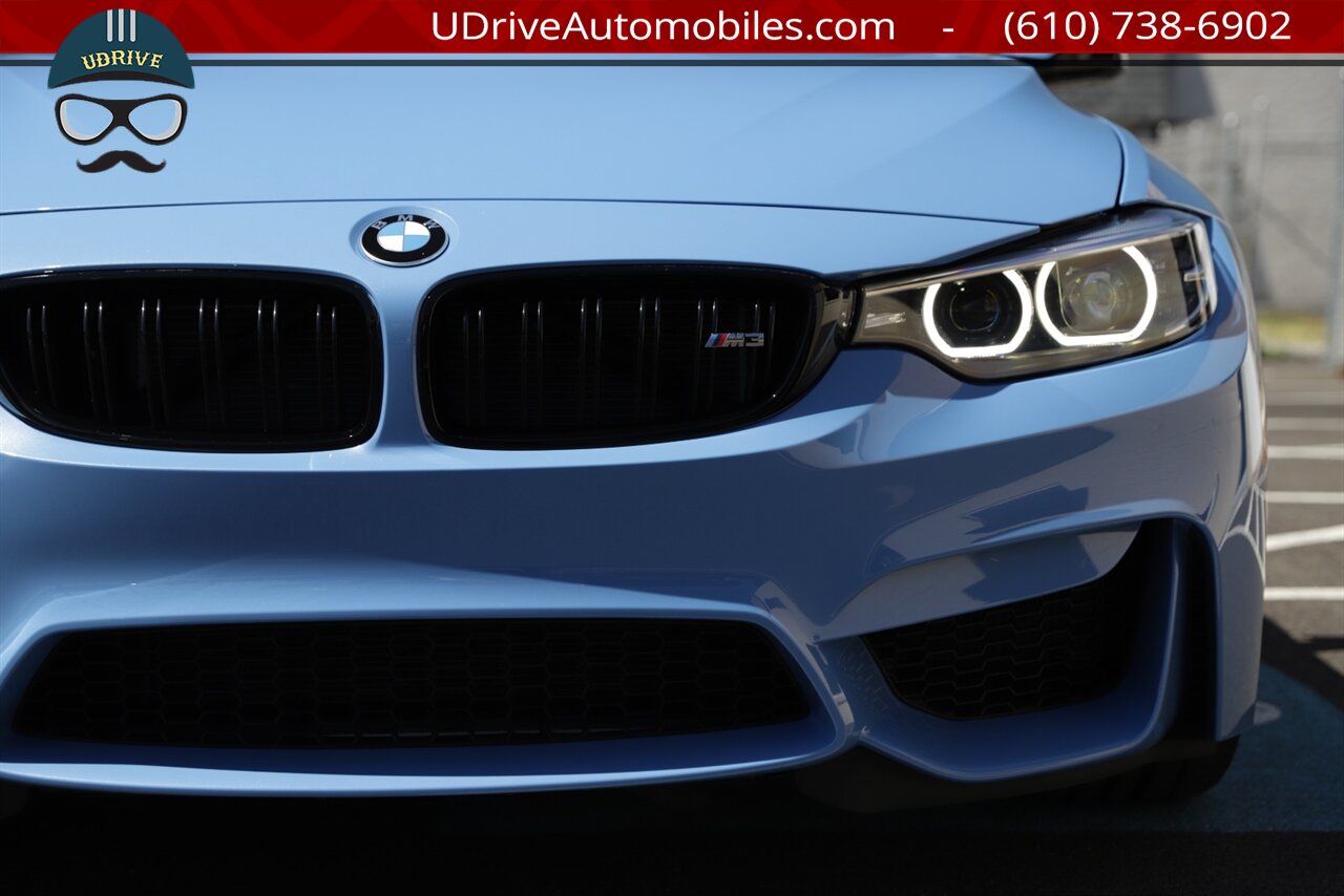 2018 BMW M3 6 Speed Manual Competition Pkg 6k Miles 444hp  Yas Marina Blue - Photo 11 - West Chester, PA 19382