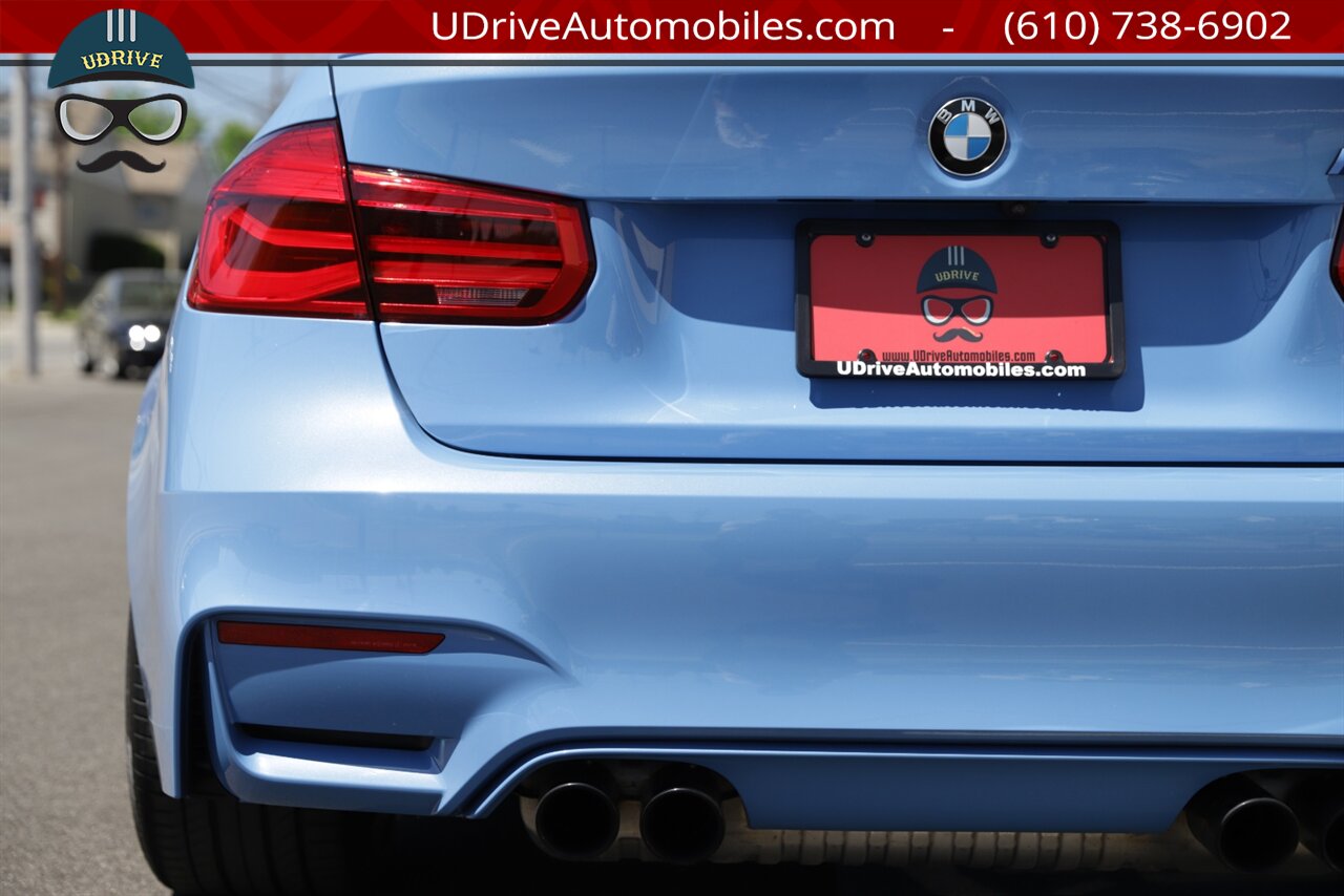 2018 BMW M3 6 Speed Manual Competition Pkg 6k Miles 444hp  Yas Marina Blue - Photo 21 - West Chester, PA 19382