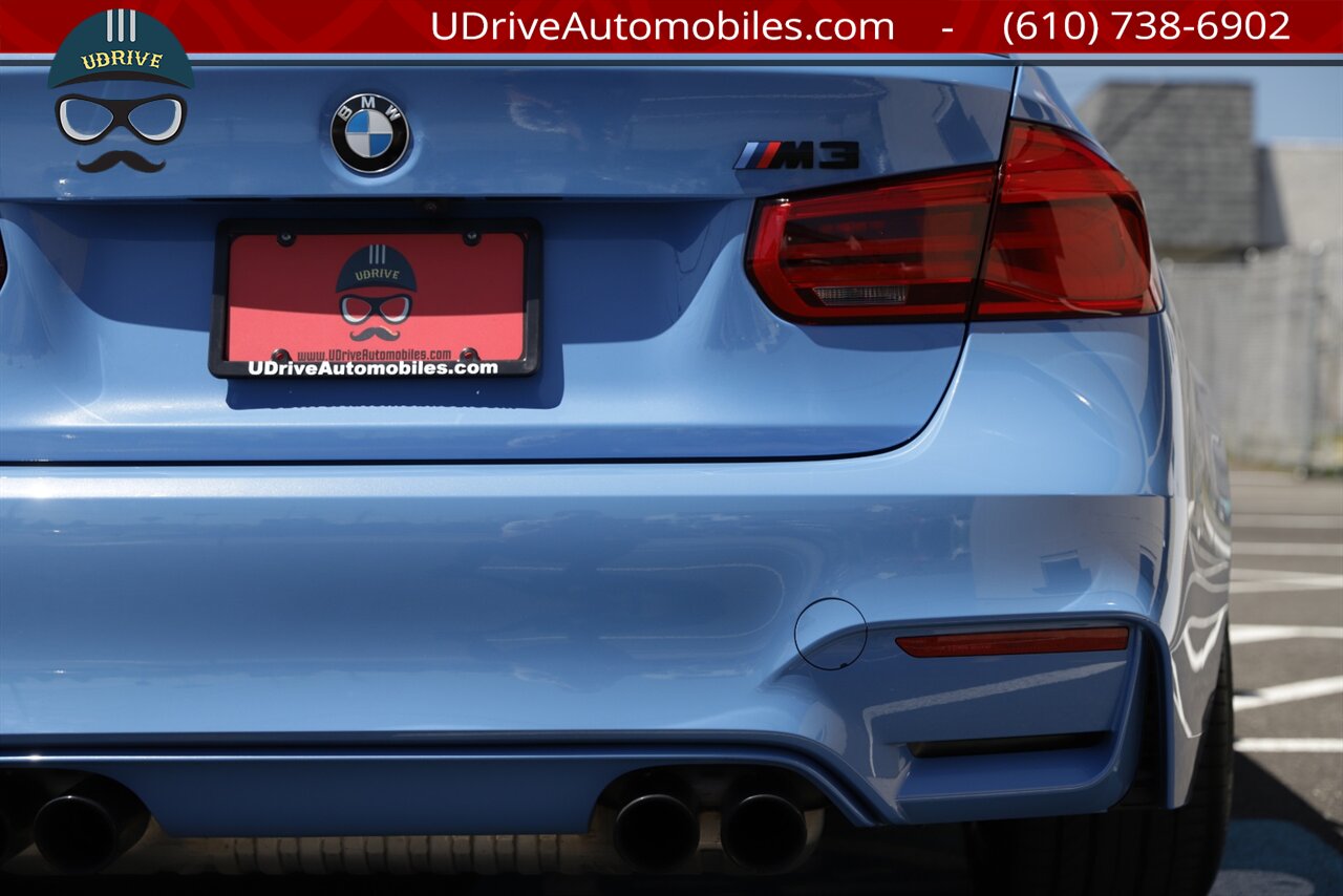 2018 BMW M3 6 Speed Manual Competition Pkg 6k Miles 444hp  Yas Marina Blue - Photo 19 - West Chester, PA 19382