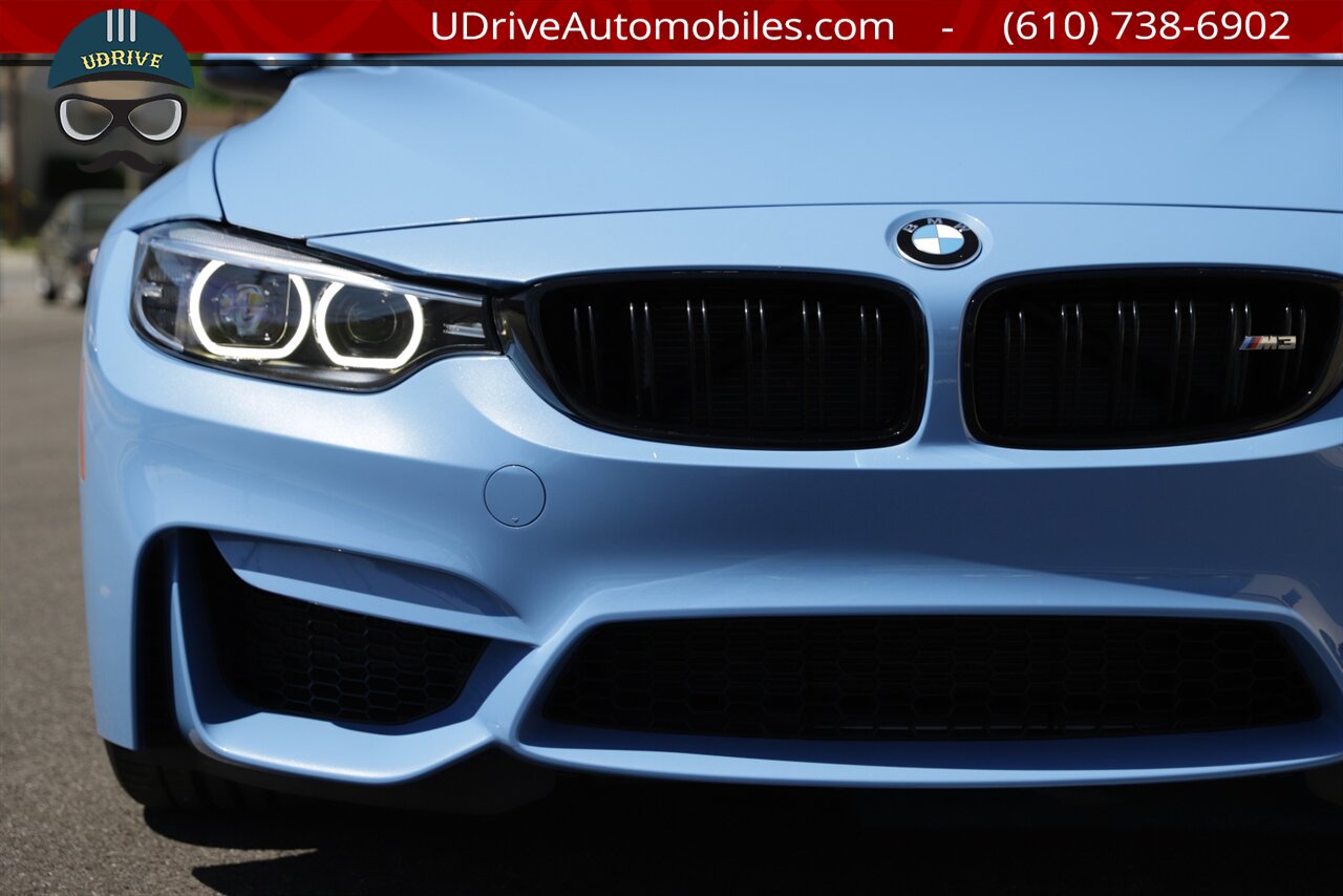 2018 BMW M3 6 Speed Manual Competition Pkg 6k Miles 444hp  Yas Marina Blue - Photo 13 - West Chester, PA 19382