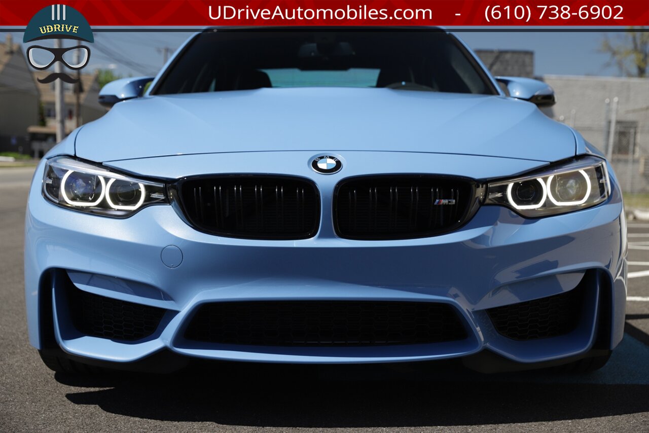 2018 BMW M3 6 Speed Manual Competition Pkg 6k Miles 444hp  Yas Marina Blue - Photo 12 - West Chester, PA 19382