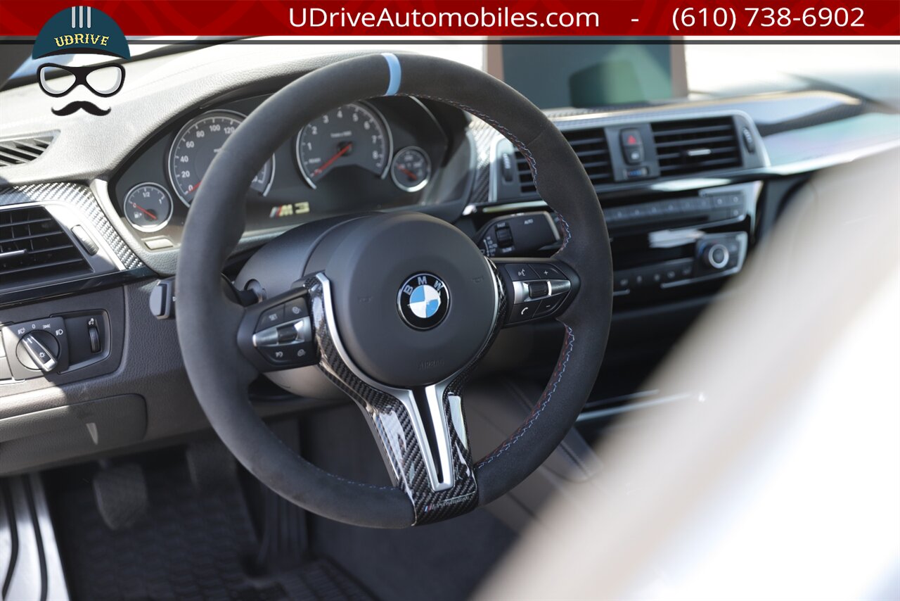 2018 BMW M3 6 Speed Manual Competition Pkg 6k Miles 444hp  Yas Marina Blue - Photo 31 - West Chester, PA 19382