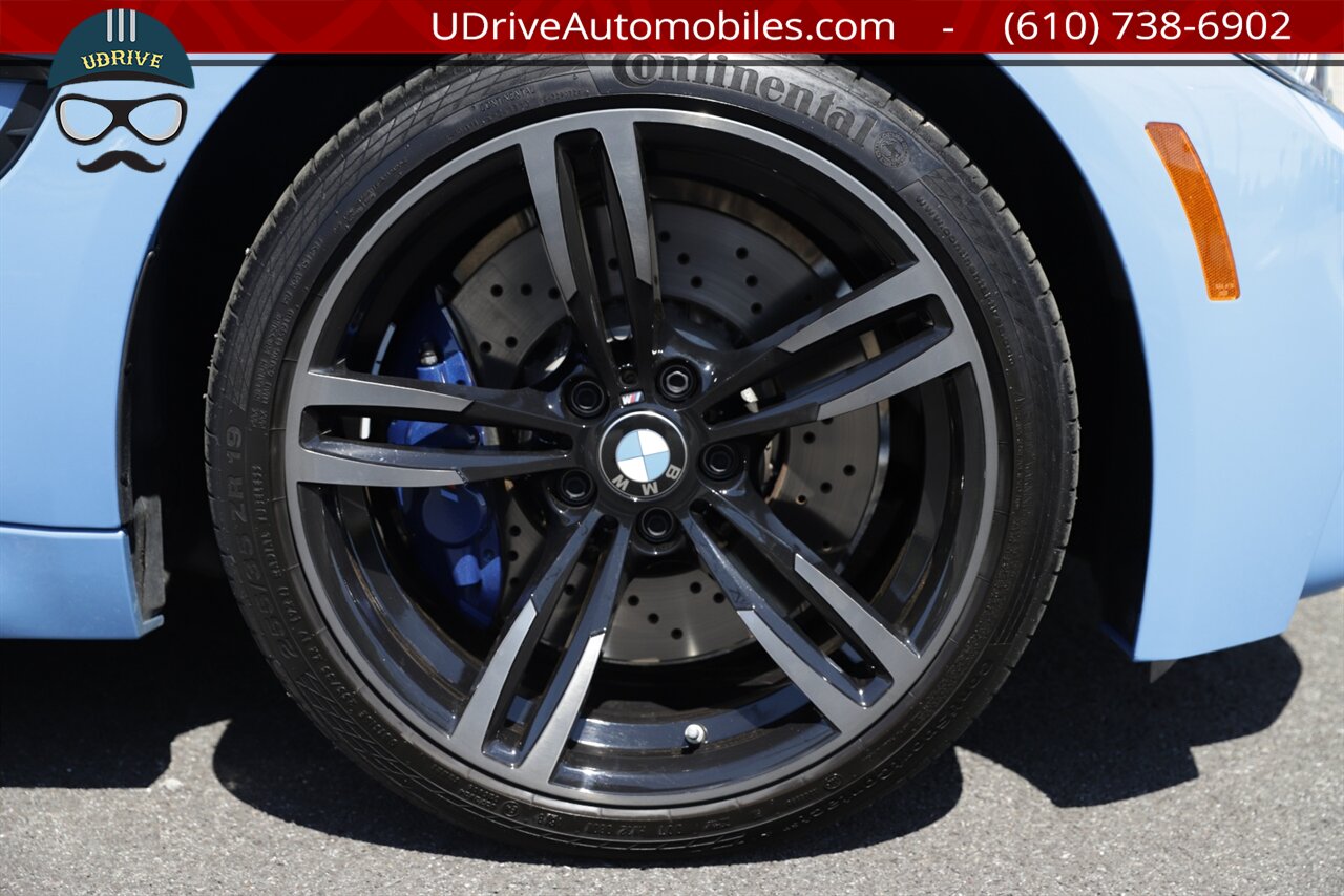 2018 BMW M3 6 Speed Manual Competition Pkg 6k Miles 444hp  Yas Marina Blue - Photo 53 - West Chester, PA 19382