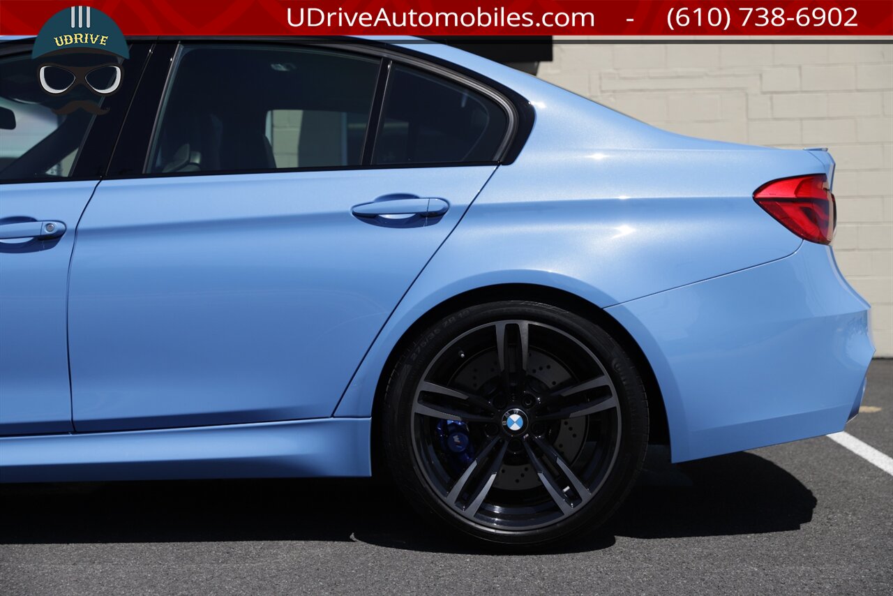2018 BMW M3 6 Speed Manual Competition Pkg 6k Miles 444hp  Yas Marina Blue - Photo 23 - West Chester, PA 19382
