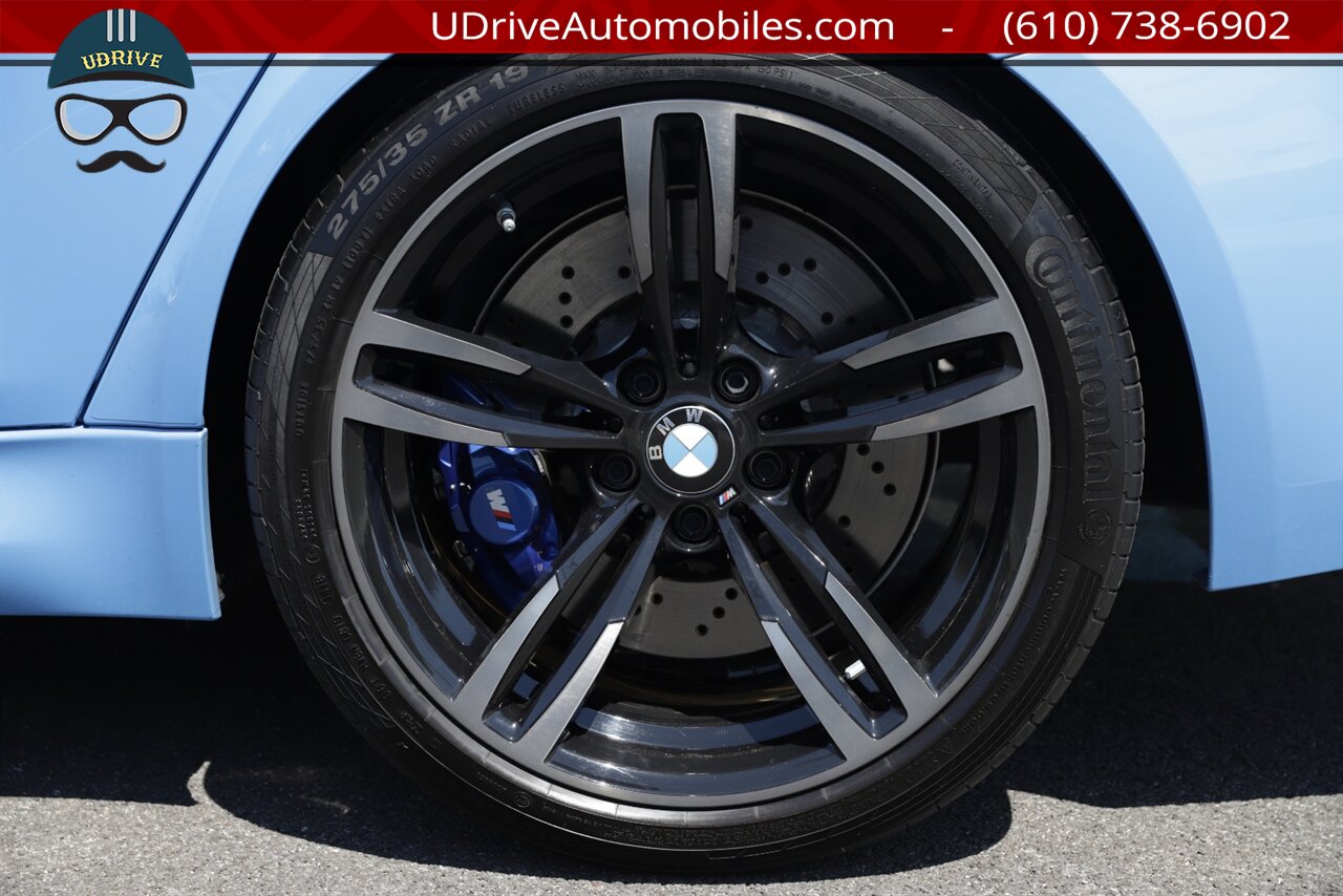2018 BMW M3 6 Speed Manual Competition Pkg 6k Miles 444hp  Yas Marina Blue - Photo 51 - West Chester, PA 19382