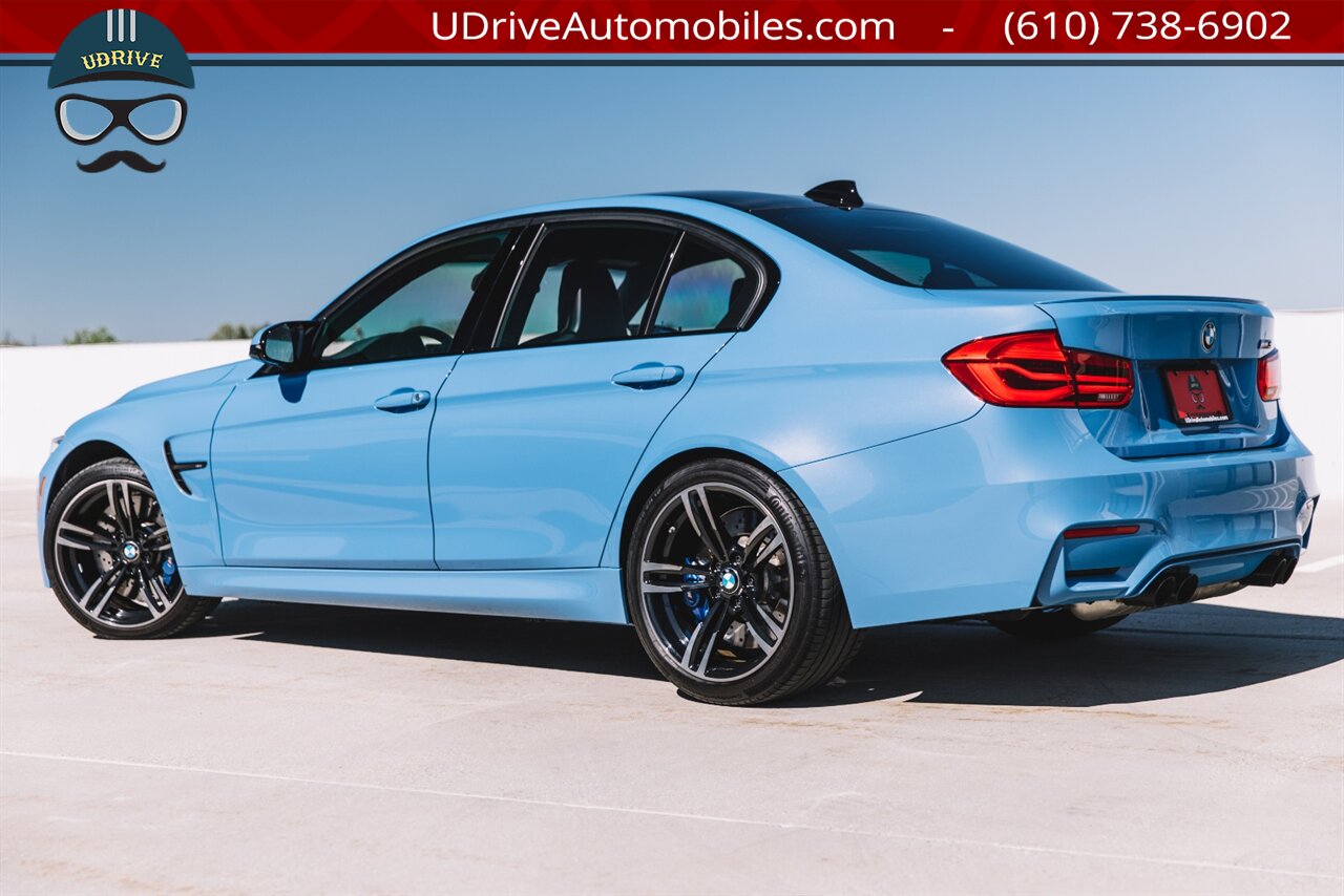 2018 BMW M3 6 Speed Manual Competition Pkg 6k Miles 444hp  Yas Marina Blue - Photo 5 - West Chester, PA 19382