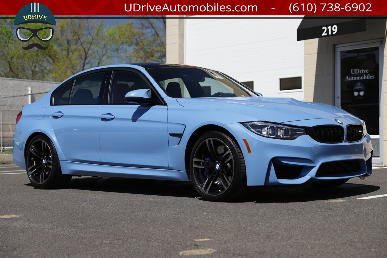 2018 BMW M3 6 Speed Manual Competition Pkg 6k Miles 444hp  Yas Marina Blue - Photo 14 - West Chester, PA 19382