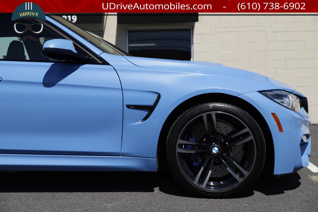 2018 BMW M3 6 Speed Manual Competition Pkg 6k Miles 444hp  Yas Marina Blue - Photo 15 - West Chester, PA 19382