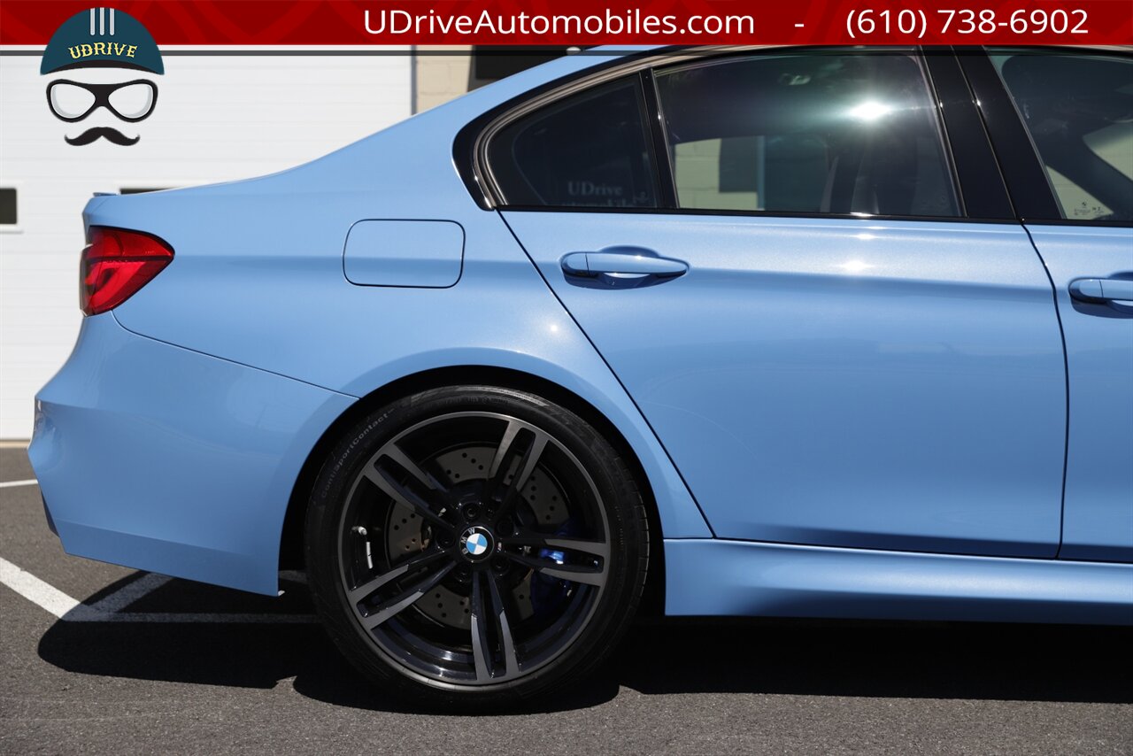 2018 BMW M3 6 Speed Manual Competition Pkg 6k Miles 444hp  Yas Marina Blue - Photo 17 - West Chester, PA 19382
