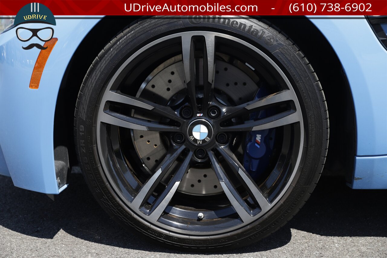 2018 BMW M3 6 Speed Manual Competition Pkg 6k Miles 444hp  Yas Marina Blue - Photo 52 - West Chester, PA 19382