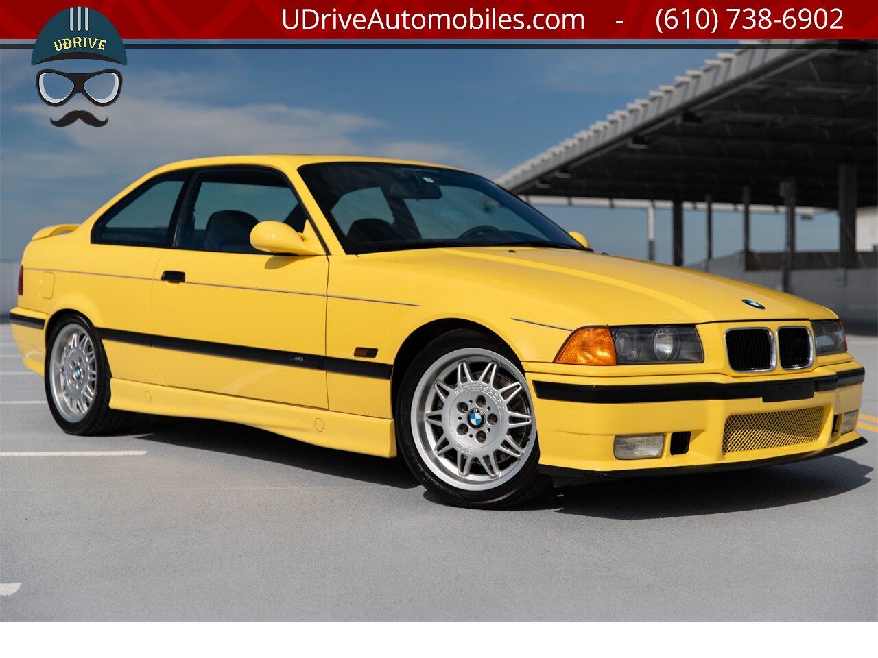 1994 BMW M3 Euro E36 M3 Dakar Yellow Rain Cloth Seats 5 Speed  Over $12k in Recent Service - Photo 3 - West Chester, PA 19382