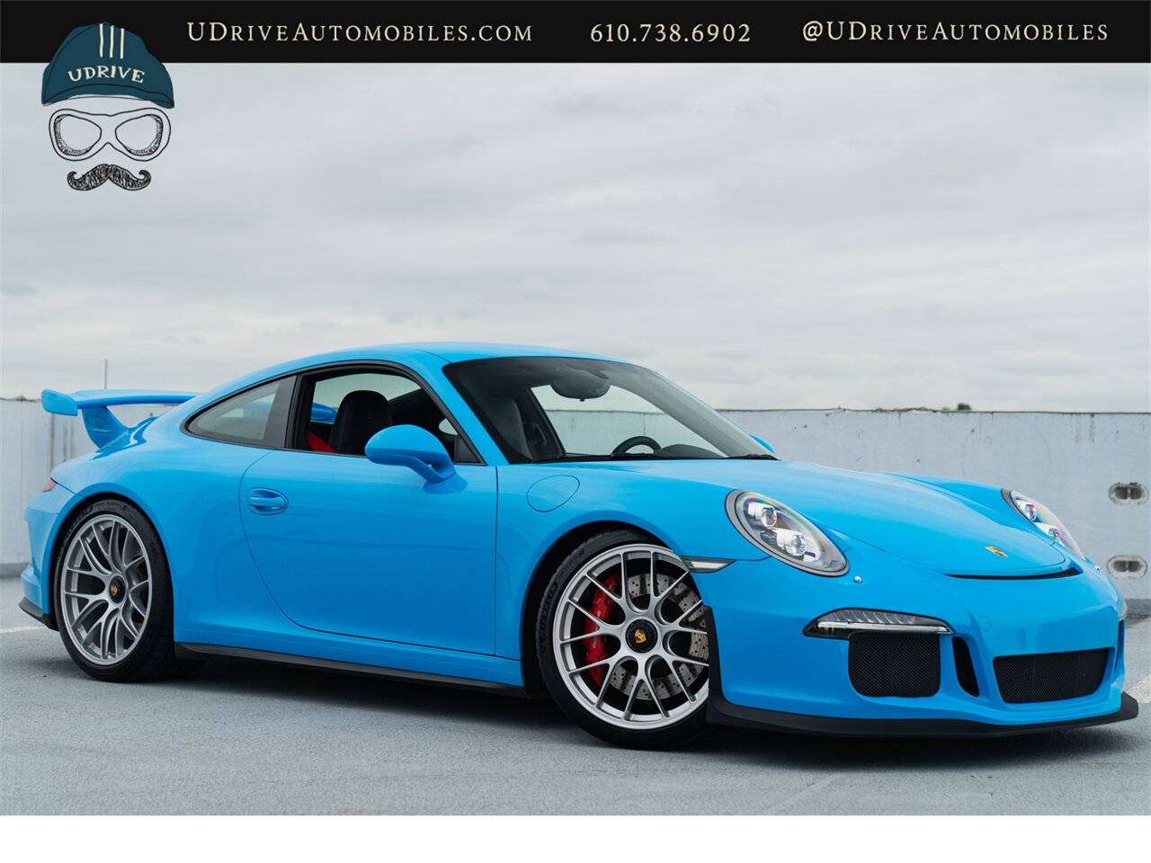 2014 Porsche 911 GT3  Paint to Sample Riviera Blue Red Stitching Adap Spt Sts Amazing Spec Rare Opportunity - Photo 4 - West Chester, PA 19382