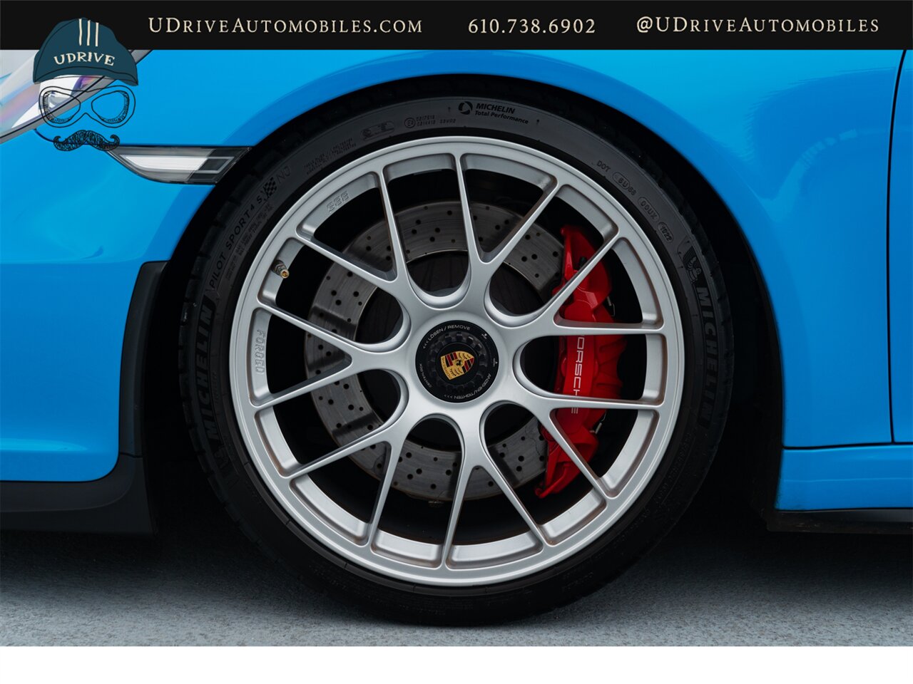 2014 Porsche 911 GT3  Paint to Sample Riviera Blue Red Stitching Adap Spt Sts Amazing Spec Rare Opportunity - Photo 53 - West Chester, PA 19382