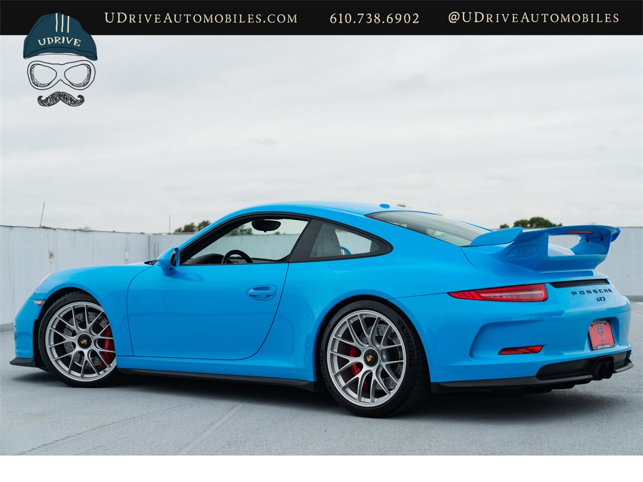 2014 Porsche 911 GT3  Paint to Sample Riviera Blue Red Stitching Adap Spt Sts Amazing Spec Rare Opportunity - Photo 5 - West Chester, PA 19382