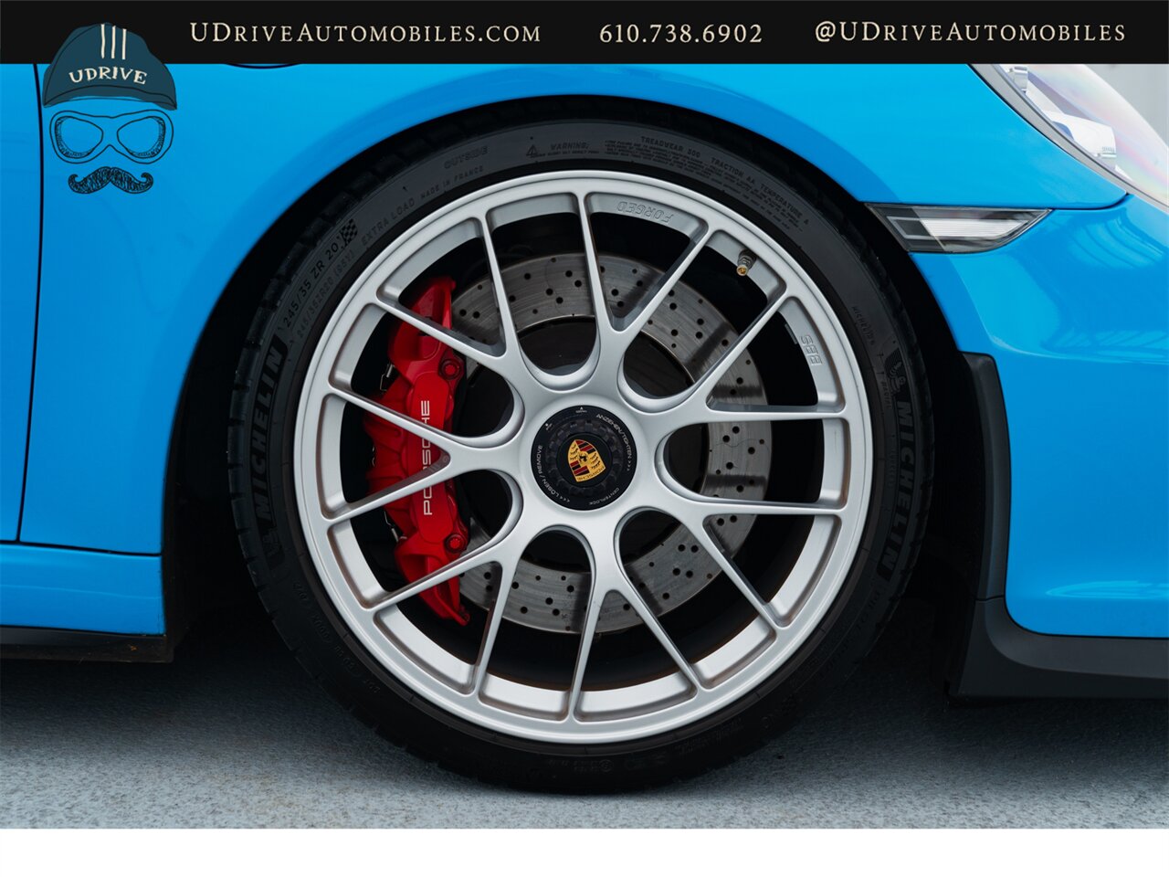 2014 Porsche 911 GT3  Paint to Sample Riviera Blue Red Stitching Adap Spt Sts Amazing Spec Rare Opportunity - Photo 56 - West Chester, PA 19382