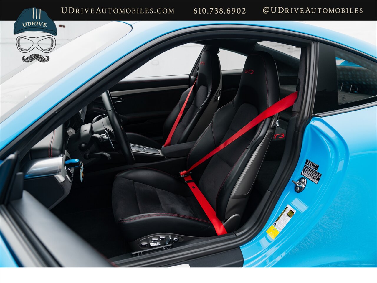 2014 Porsche 911 GT3  Paint to Sample Riviera Blue Red Stitching Adap Spt Sts Amazing Spec Rare Opportunity - Photo 7 - West Chester, PA 19382