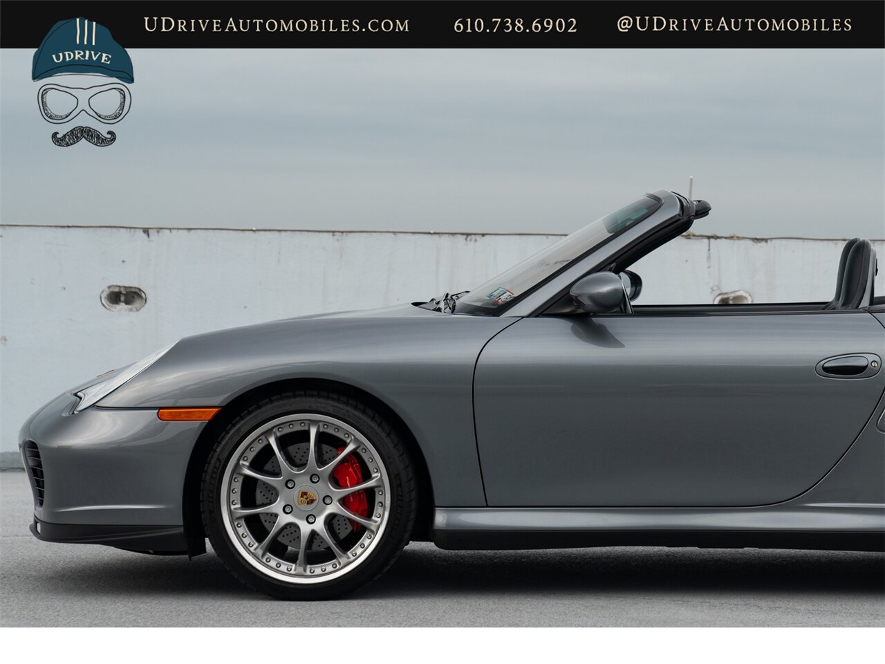 2004 Porsche 911 Turbo  Cabriolet Spt Seats Pntd Seat Backs Sport Shift Deviated Stitch Blue Lthr Blue Top Pntd Console Serv Hist - Photo 12 - West Chester, PA 19382