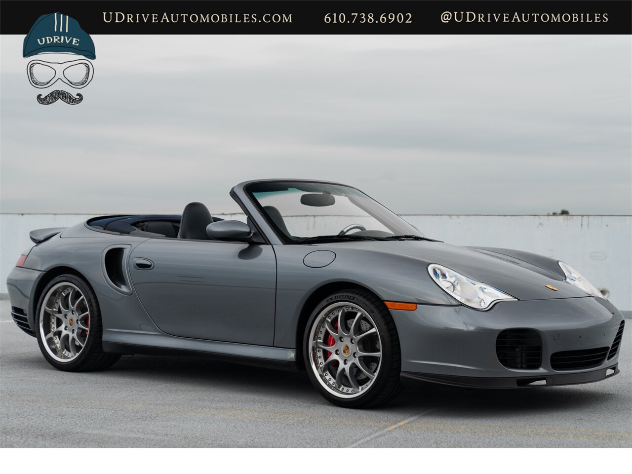 2004 Porsche 911 Turbo  Cabriolet Spt Seats Pntd Seat Backs Sport Shift Deviated Stitch Blue Lthr Blue Top Pntd Console Serv Hist - Photo 17 - West Chester, PA 19382