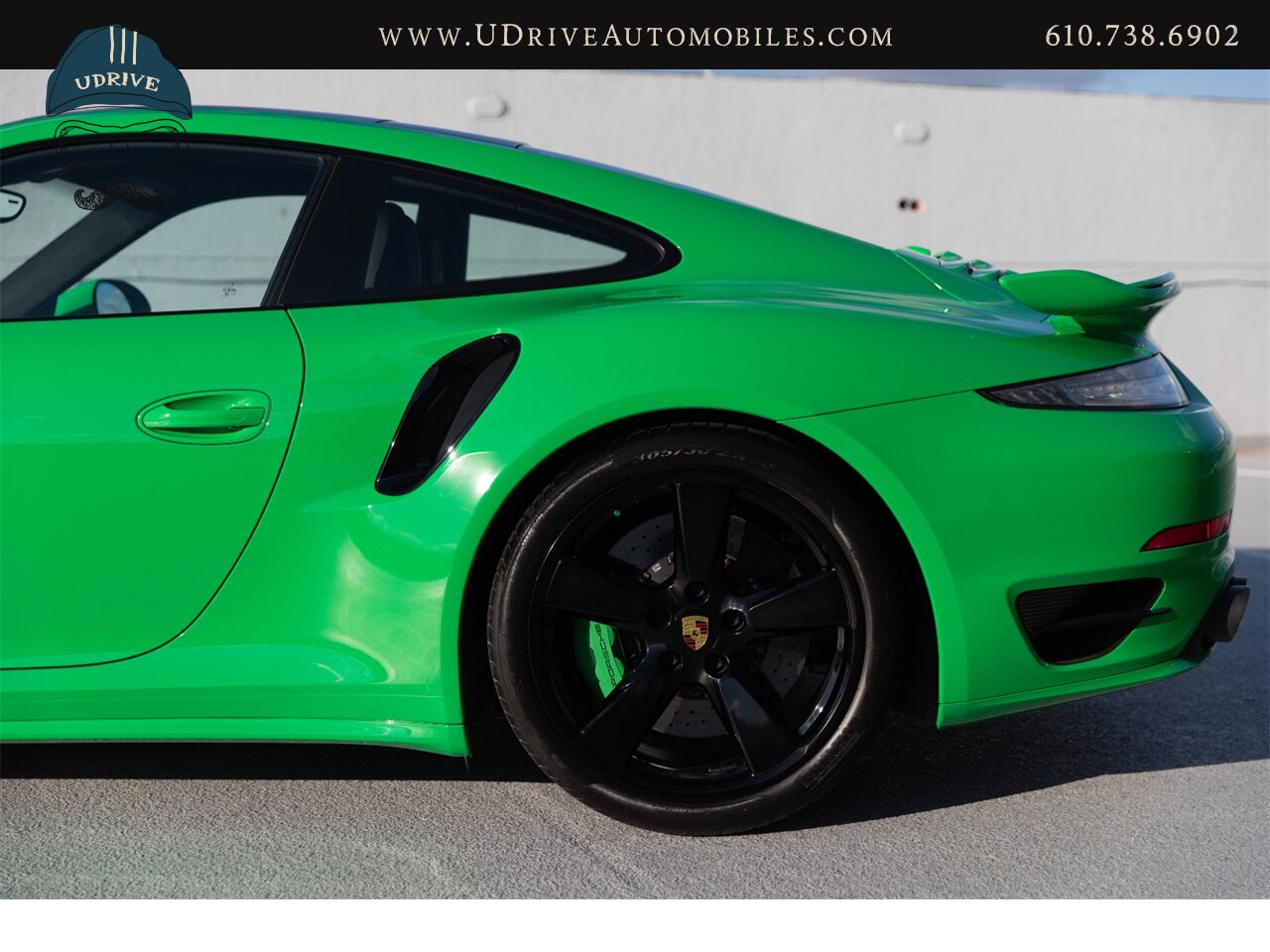 2016 Porsche 911 Turbo S PTS Viper Green Aerokit $203k MSRP  Painted Side Skirts Painted Grilles Wheels in Black - Photo 25 - West Chester, PA 19382