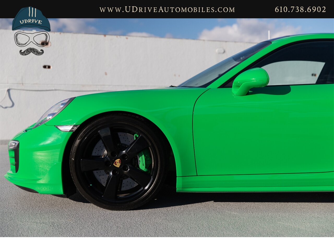2016 Porsche 911 Turbo S PTS Viper Green Aerokit $203k MSRP  Painted Side Skirts Painted Grilles Wheels in Black - Photo 7 - West Chester, PA 19382