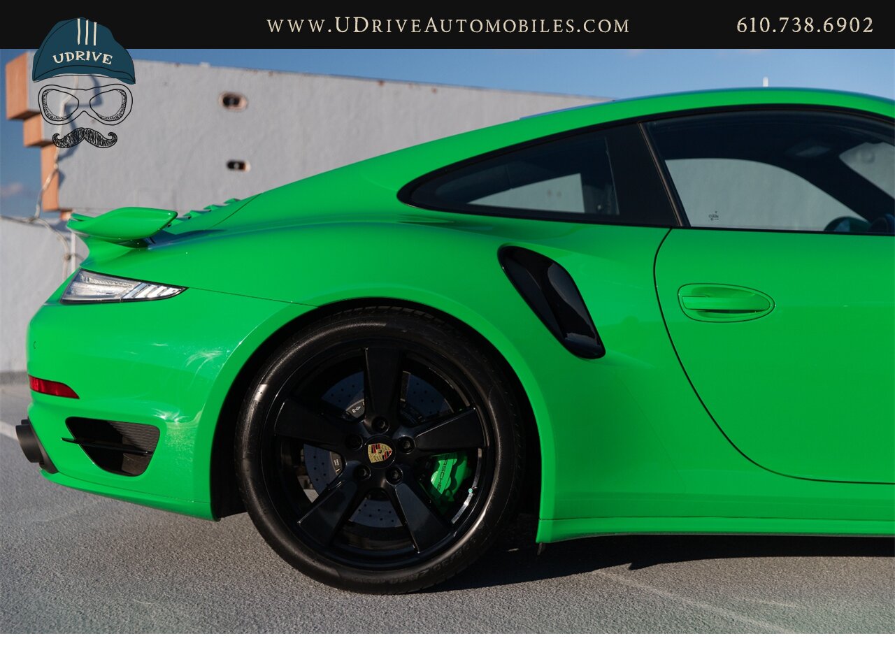 2016 Porsche 911 Turbo S PTS Viper Green Aerokit $203k MSRP  Painted Side Skirts Painted Grilles Wheels in Black - Photo 16 - West Chester, PA 19382