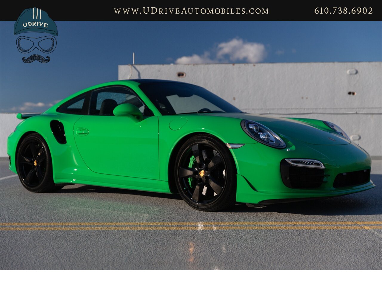 2016 Porsche 911 Turbo S PTS Viper Green Aerokit $203k MSRP  Painted Side Skirts Painted Grilles Wheels in Black - Photo 13 - West Chester, PA 19382