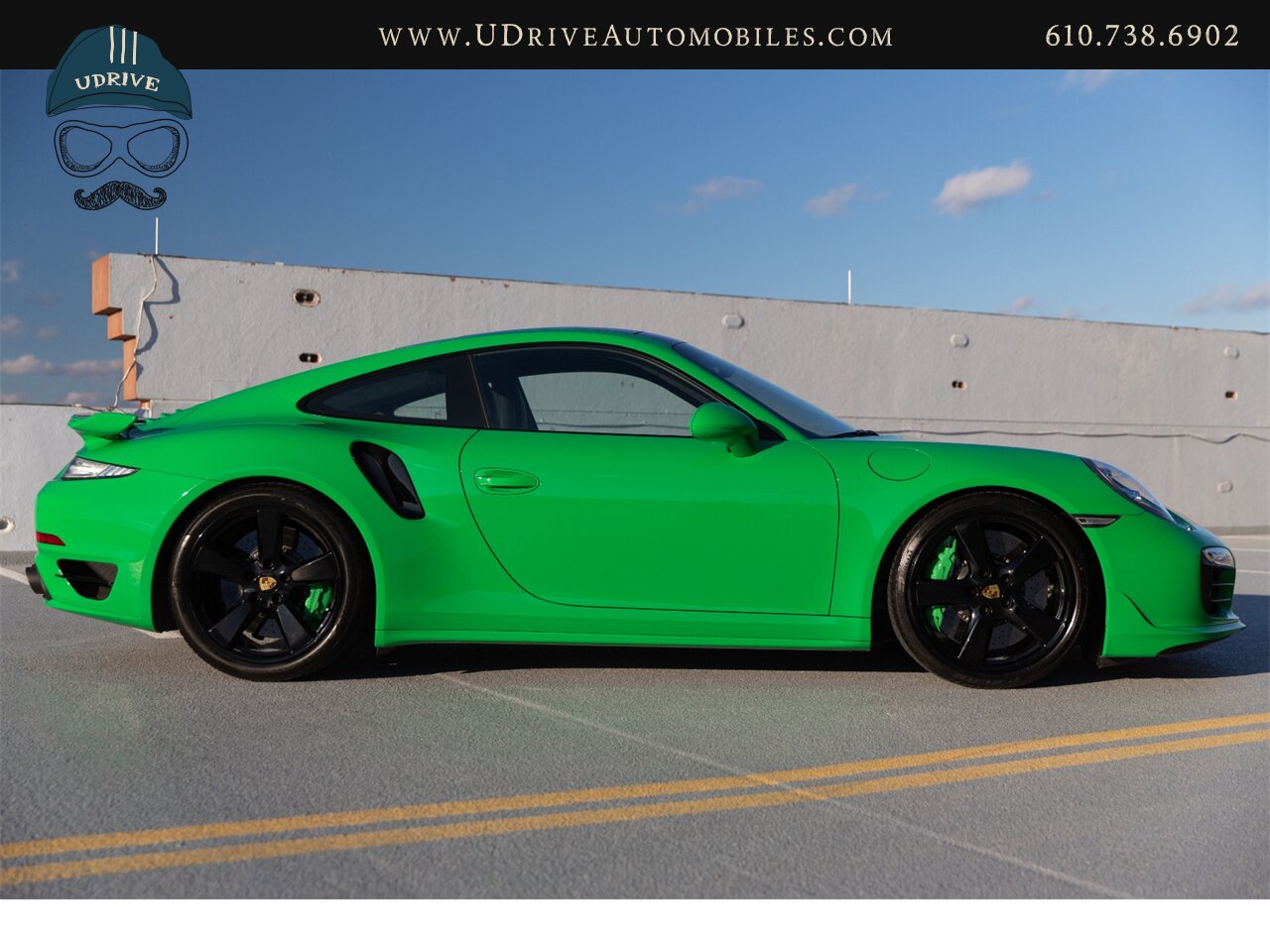 2016 Porsche 911 Turbo S PTS Viper Green Aerokit $203k MSRP  Painted Side Skirts Painted Grilles Wheels in Black - Photo 15 - West Chester, PA 19382