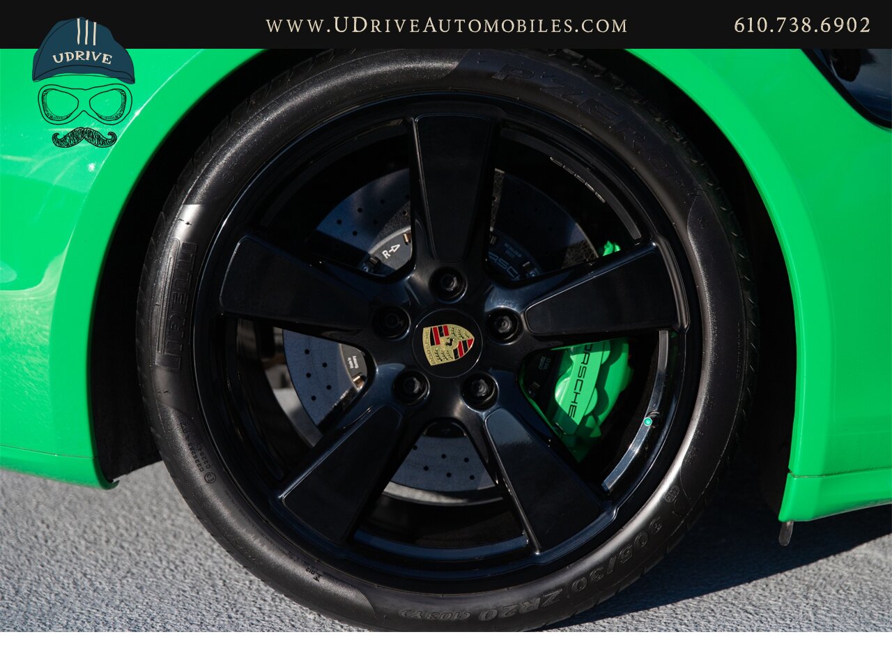 2016 Porsche 911 Turbo S PTS Viper Green Aerokit $203k MSRP  Painted Side Skirts Painted Grilles Wheels in Black - Photo 48 - West Chester, PA 19382