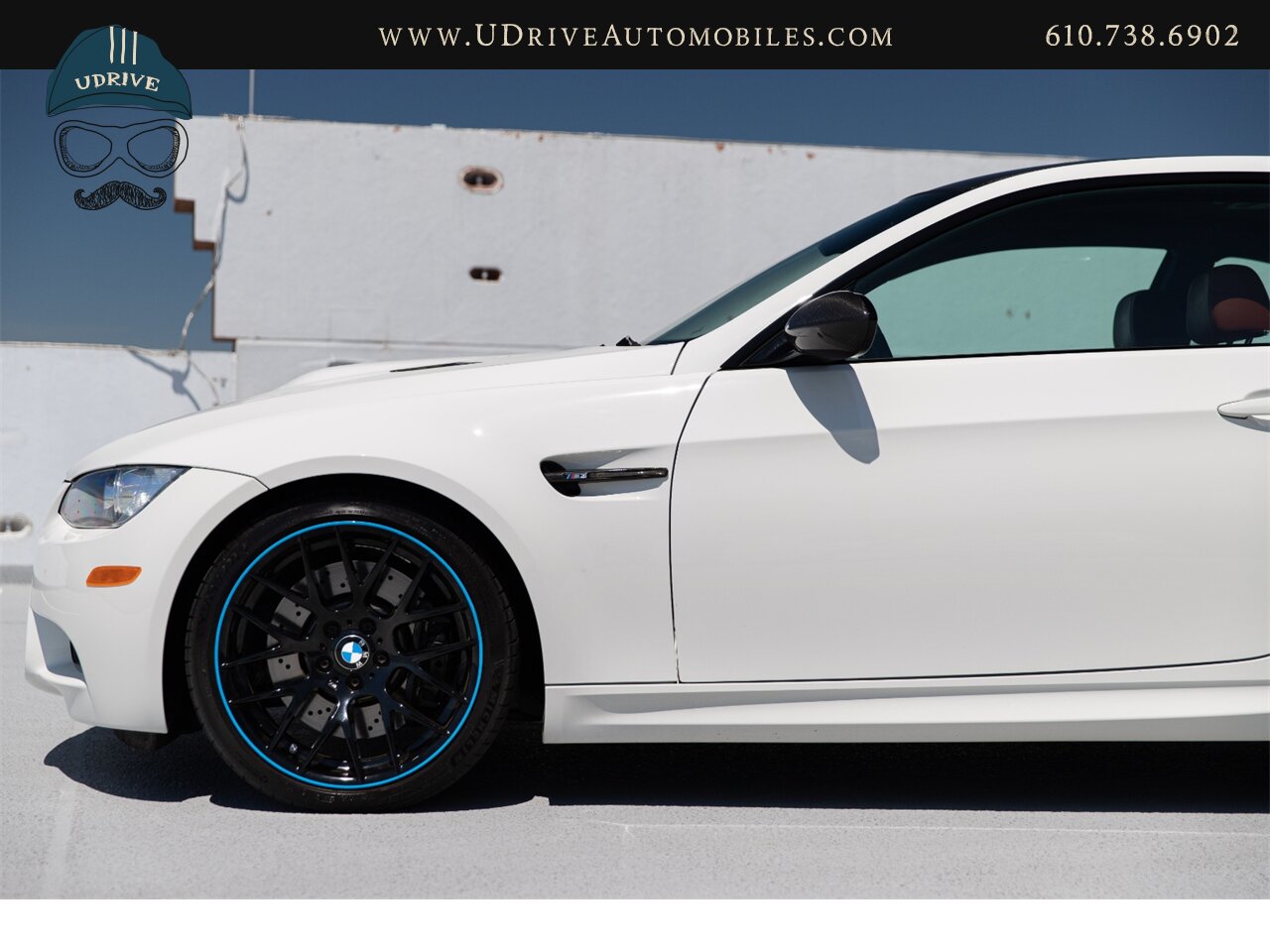 2013 BMW M3 E92 Competition Pkg DCT Alpine White Fox Red Lthr   - Photo 10 - West Chester, PA 19382