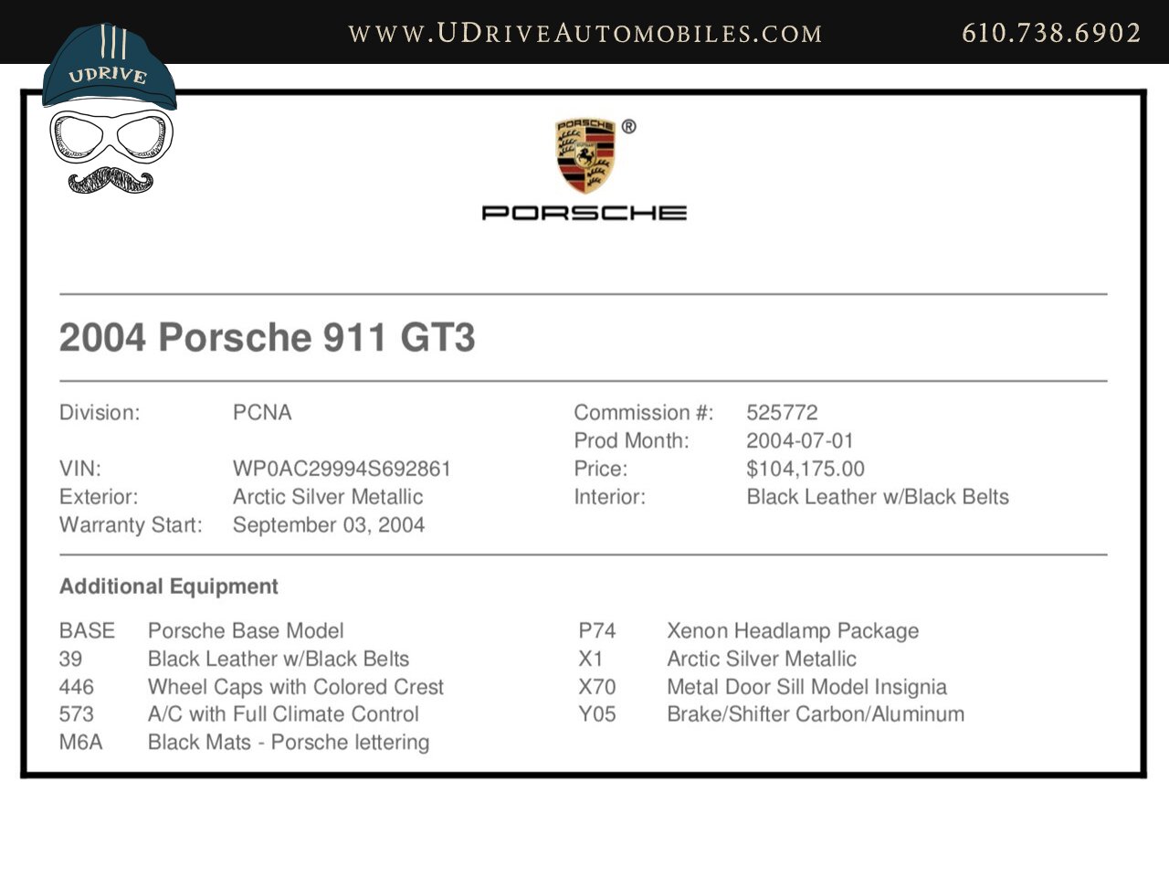 2004 Porsche 911 GT3 8k Miles 1 Owner Recent Major Service   - Photo 2 - West Chester, PA 19382