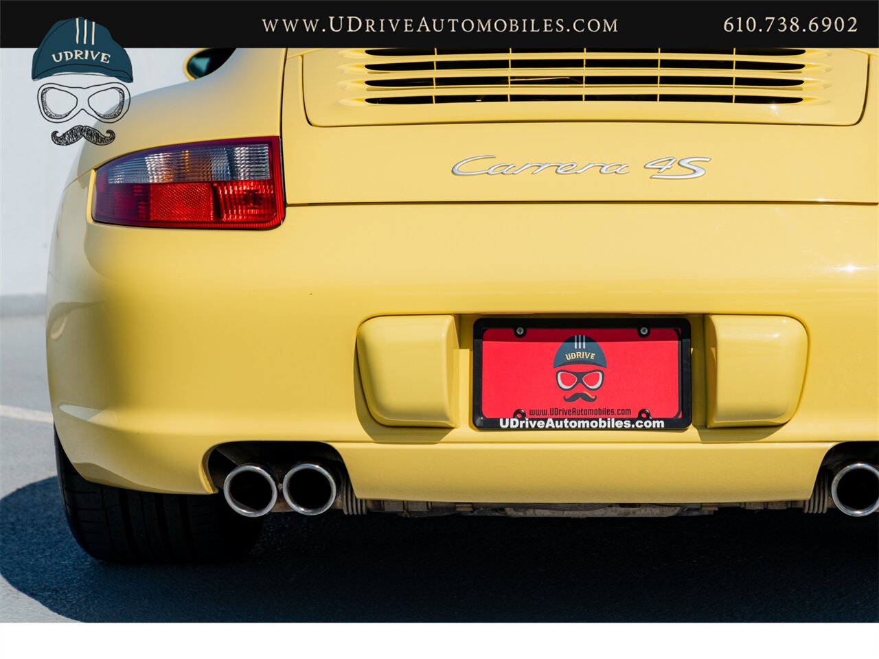 2007 Porsche 911 Carrera 4S 997 C4S Paint To Sample Pastel Yellow  6 Speed Sport Chrono Full Leather Yellow Gauges - Photo 21 - West Chester, PA 19382