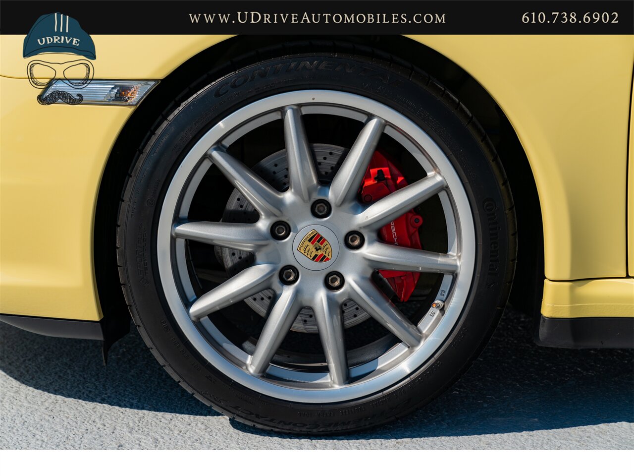 2007 Porsche 911 Carrera 4S 997 C4S Paint To Sample Pastel Yellow  6 Speed Sport Chrono Full Leather Yellow Gauges - Photo 48 - West Chester, PA 19382