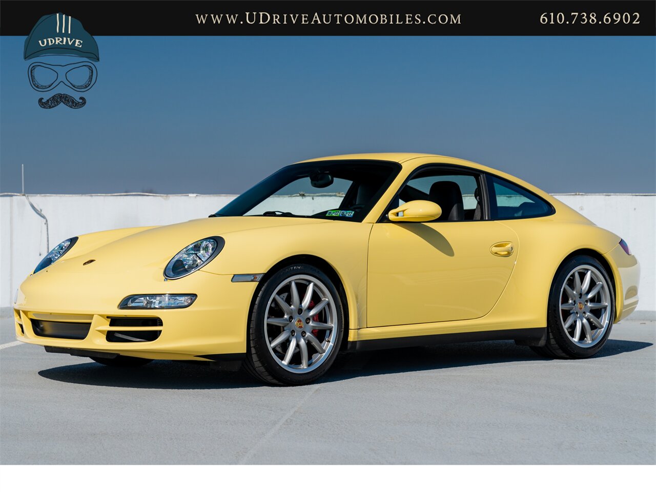 2007 Porsche 911 Carrera 4S 997 C4S Paint To Sample Pastel Yellow  6 Speed Sport Chrono Full Leather Yellow Gauges - Photo 10 - West Chester, PA 19382