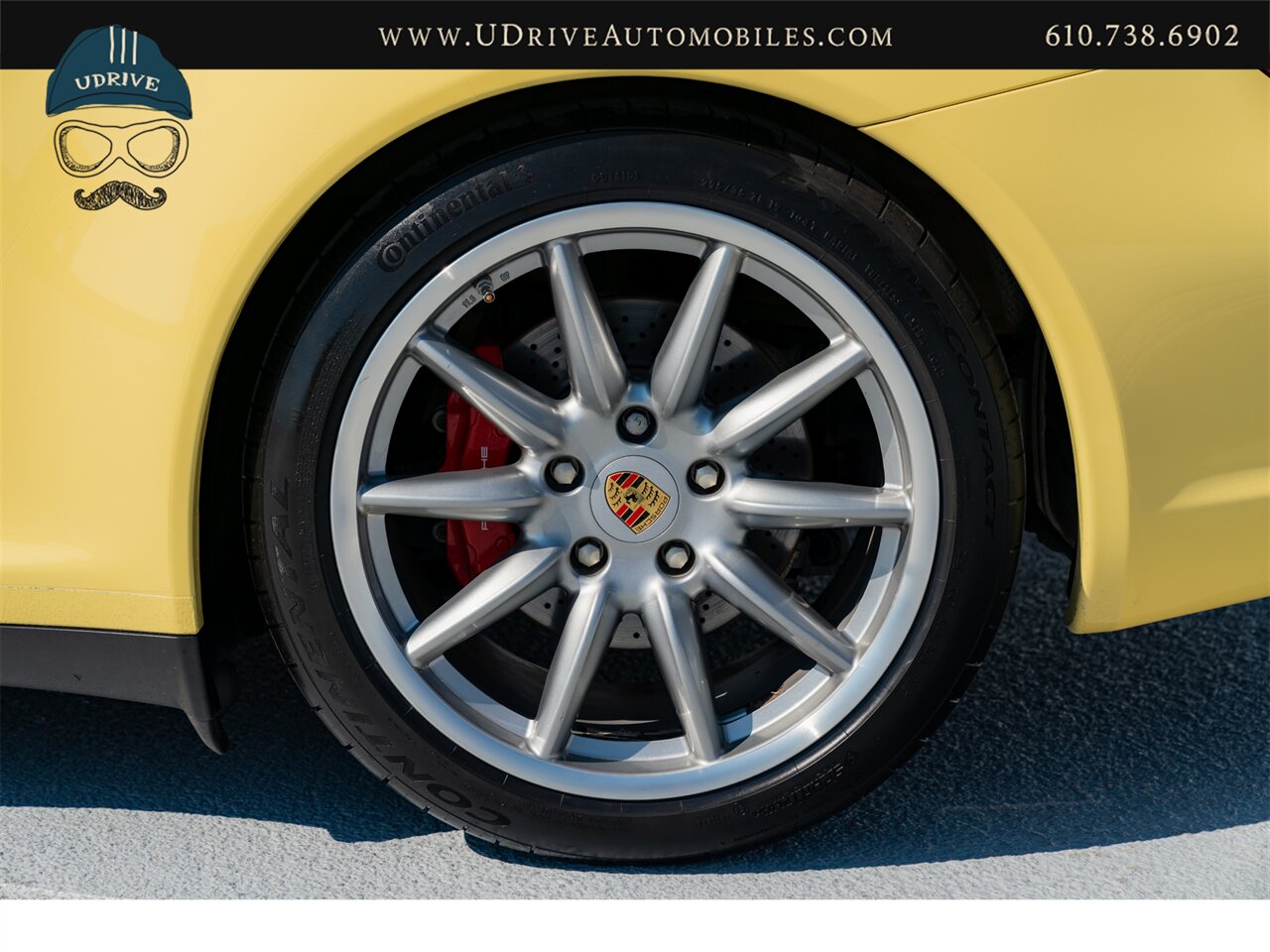 2007 Porsche 911 Carrera 4S 997 C4S Paint To Sample Pastel Yellow  6 Speed Sport Chrono Full Leather Yellow Gauges - Photo 49 - West Chester, PA 19382