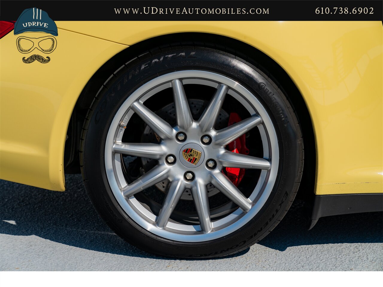 2007 Porsche 911 Carrera 4S 997 C4S Paint To Sample Pastel Yellow  6 Speed Sport Chrono Full Leather Yellow Gauges - Photo 50 - West Chester, PA 19382