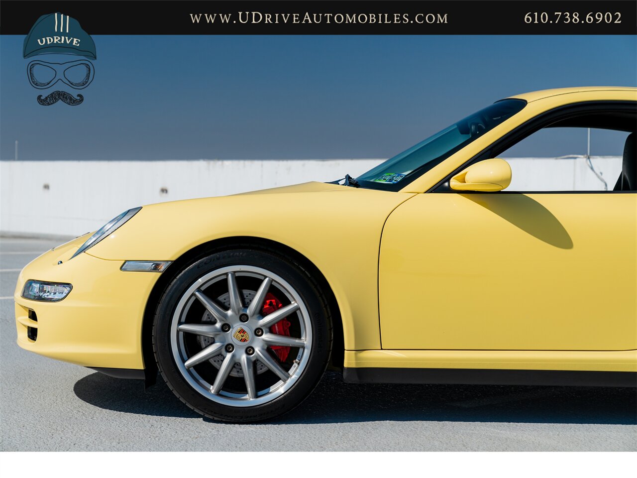 2007 Porsche 911 Carrera 4S 997 C4S Paint To Sample Pastel Yellow  6 Speed Sport Chrono Full Leather Yellow Gauges - Photo 9 - West Chester, PA 19382