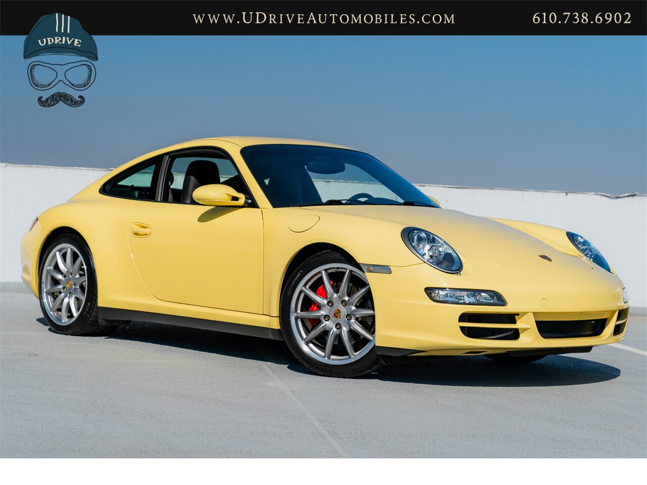 2007 Porsche 911 Carrera 4S 997 C4S Paint To Sample Pastel Yellow  6 Speed Sport Chrono Full Leather Yellow Gauges - Photo 4 - West Chester, PA 19382