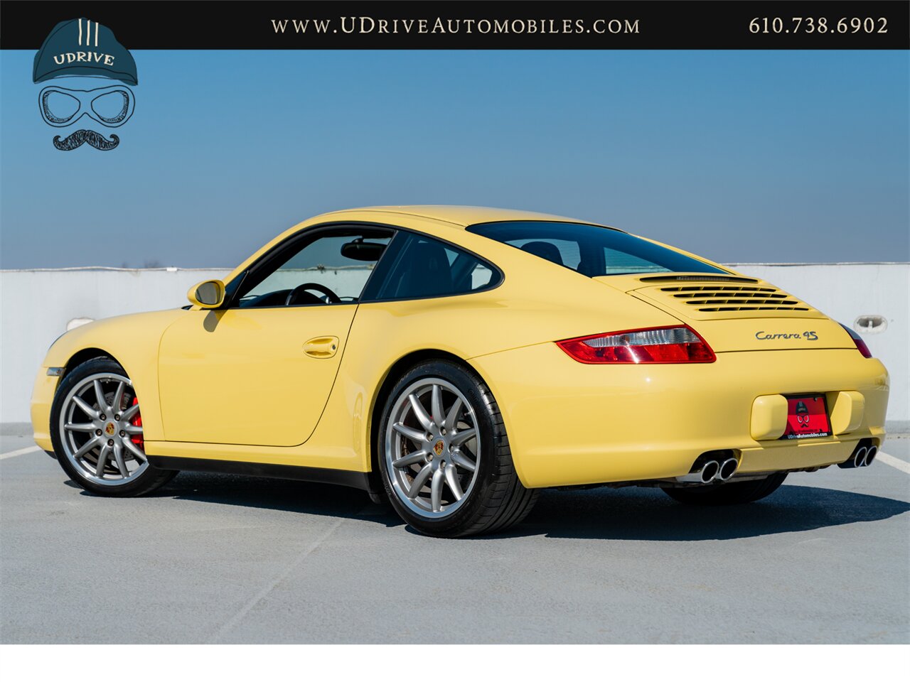 2007 Porsche 911 Carrera 4S 997 C4S Paint To Sample Pastel Yellow  6 Speed Sport Chrono Full Leather Yellow Gauges - Photo 5 - West Chester, PA 19382