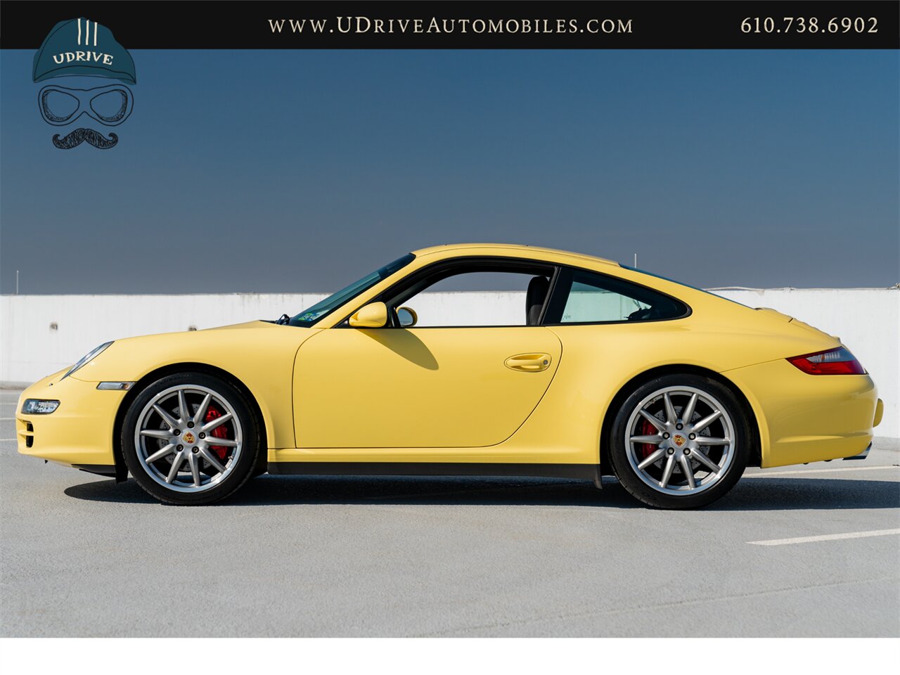 2007 Porsche 911 Carrera 4S 997 C4S Paint To Sample Pastel Yellow  6 Speed Sport Chrono Full Leather Yellow Gauges - Photo 8 - West Chester, PA 19382