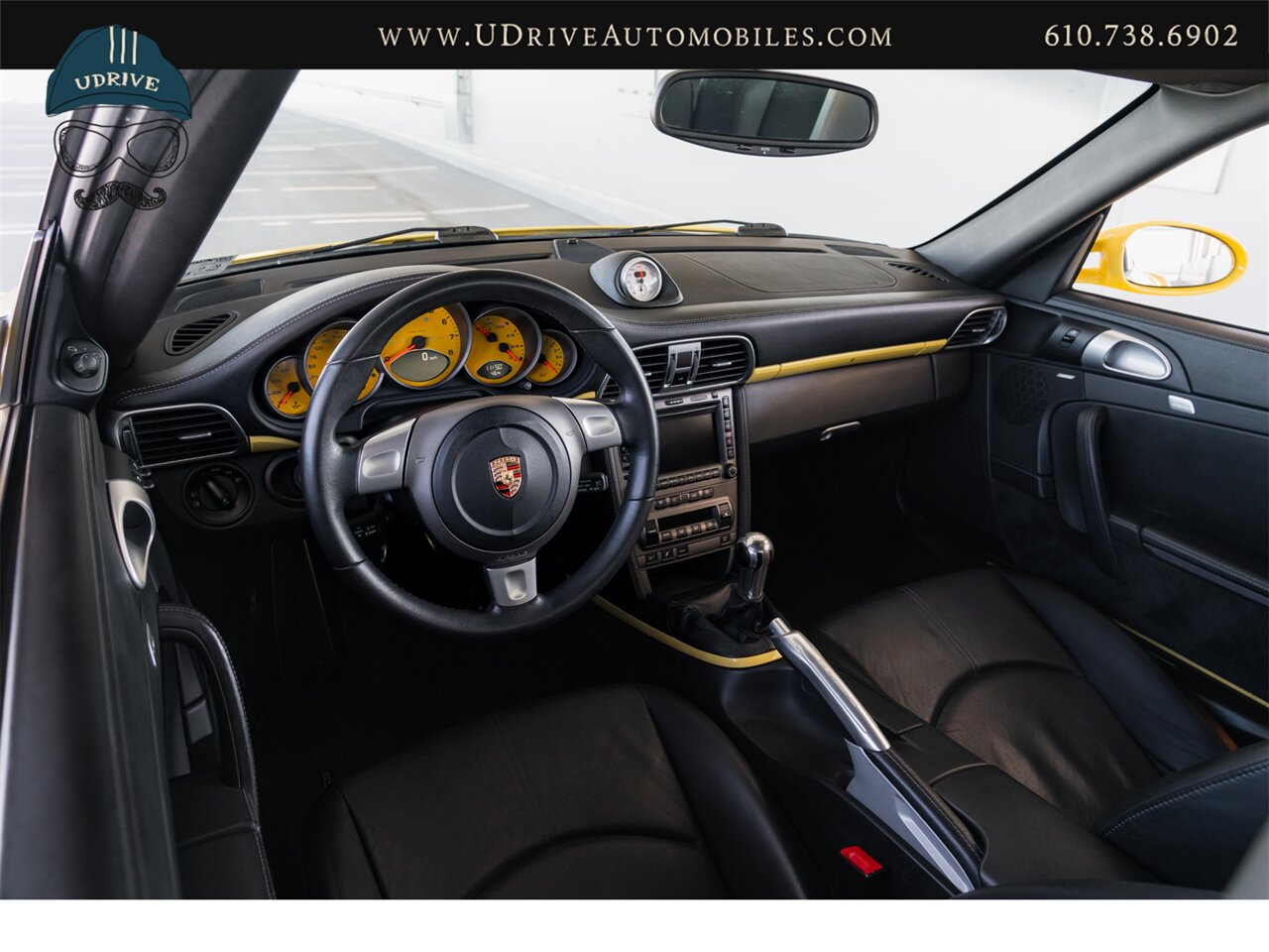 2007 Porsche 911 Carrera 4S 997 C4S Paint To Sample Pastel Yellow  6 Speed Sport Chrono Full Leather Yellow Gauges - Photo 6 - West Chester, PA 19382