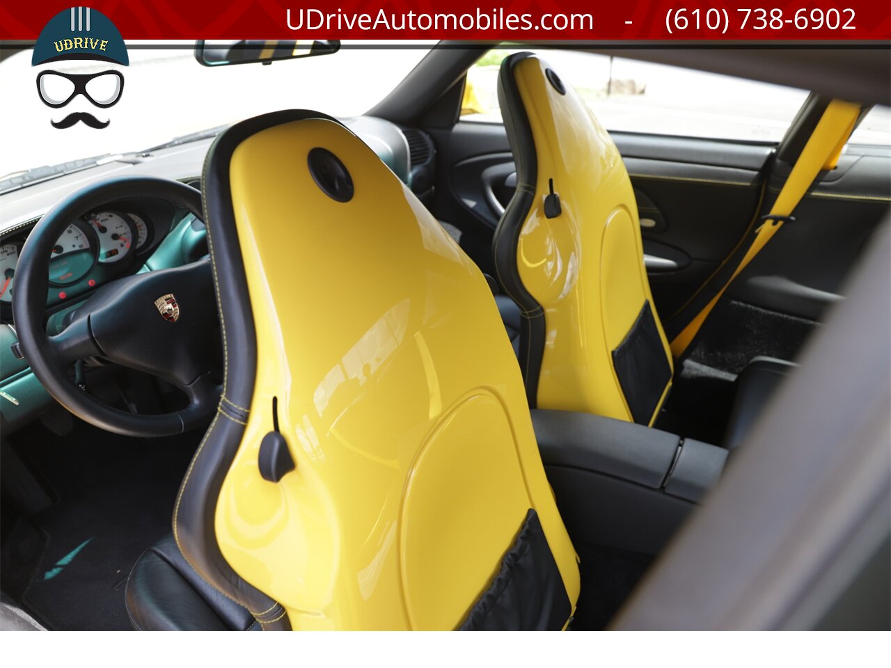 2004 Porsche 911 4S 996 C4S 6Sp Aerokit Sport Sts Yellow Seat Backs  Deviating Yellow Stitching 13k MIles IMS Retrofit - Photo 25 - West Chester, PA 19382