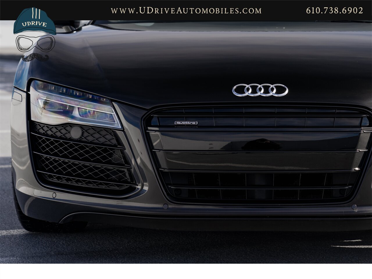 2014 Audi R8 5.2 Quattro  V10 RARE Panther Black 1 of 8 Produced Carbon Sigma Blades Service History - Photo 15 - West Chester, PA 19382