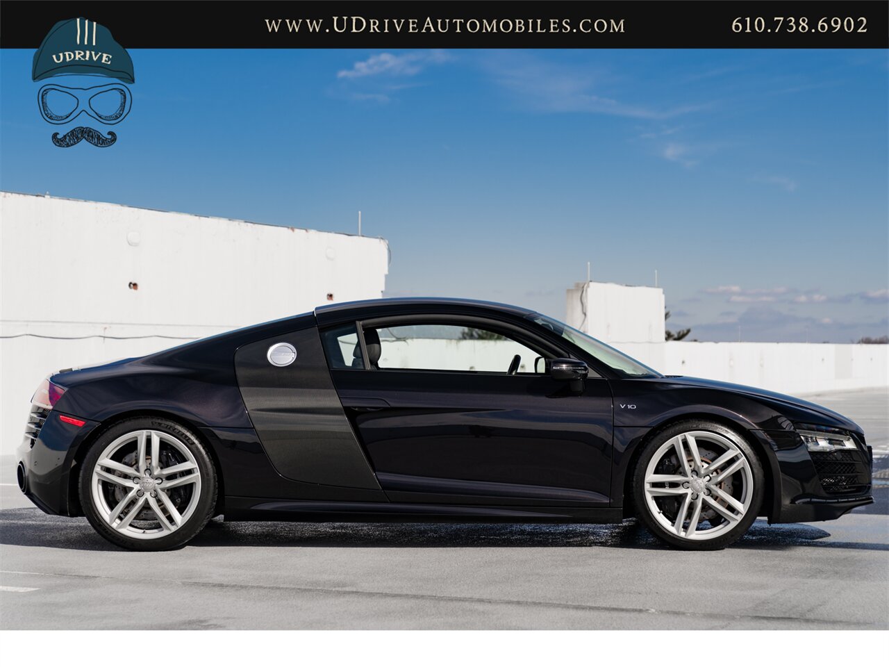2014 Audi R8 5.2 Quattro  V10 RARE Panther Black 1 of 8 Produced Carbon Sigma Blades Service History - Photo 18 - West Chester, PA 19382